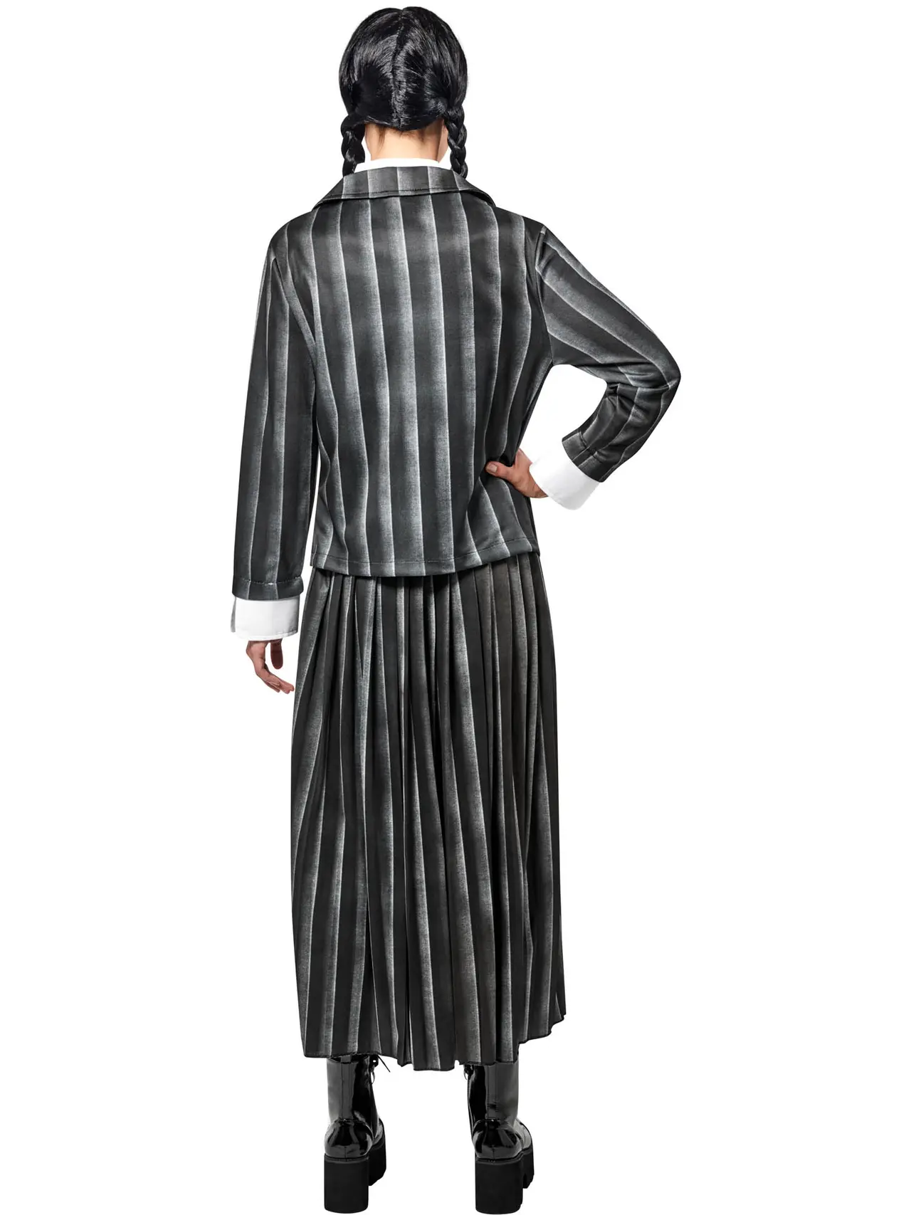Wednesday Addams skoleuniform Deluxe – kostume til børn og voksne