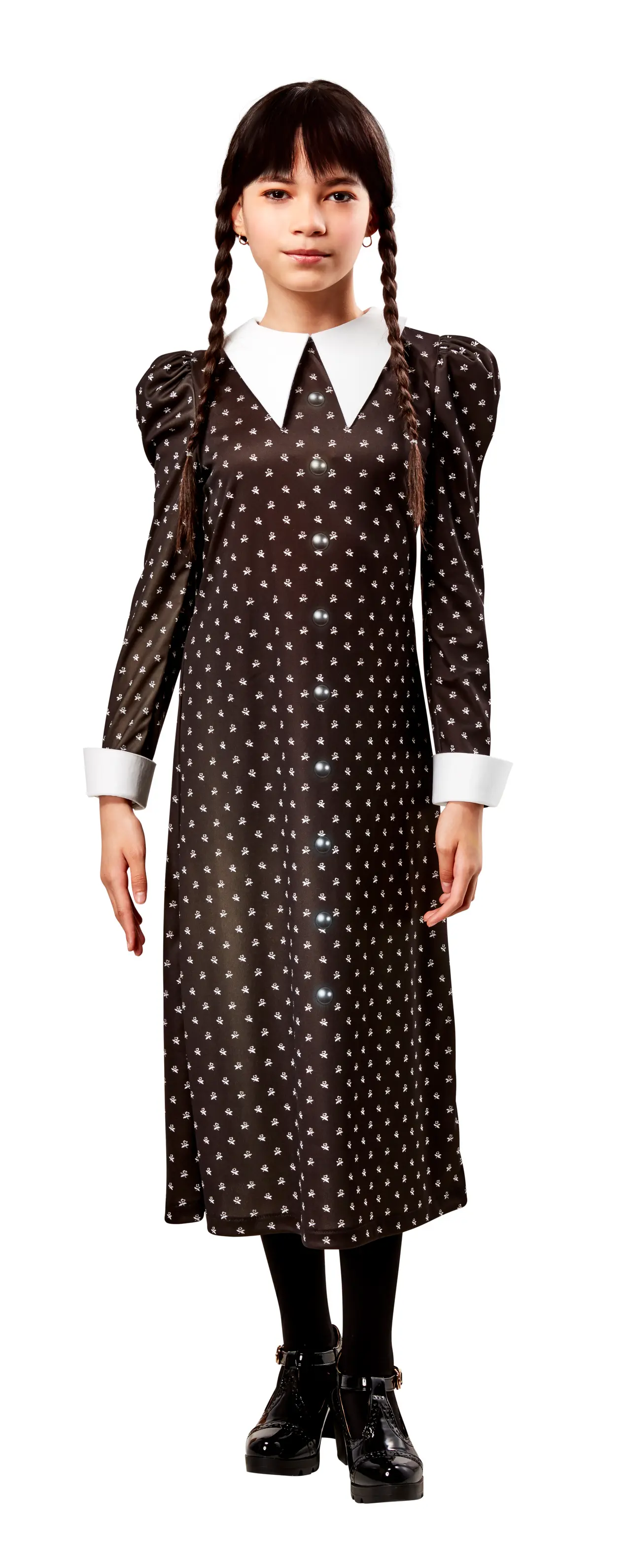 Wednesday Addams skoleuniform Classic – kostume til piger
