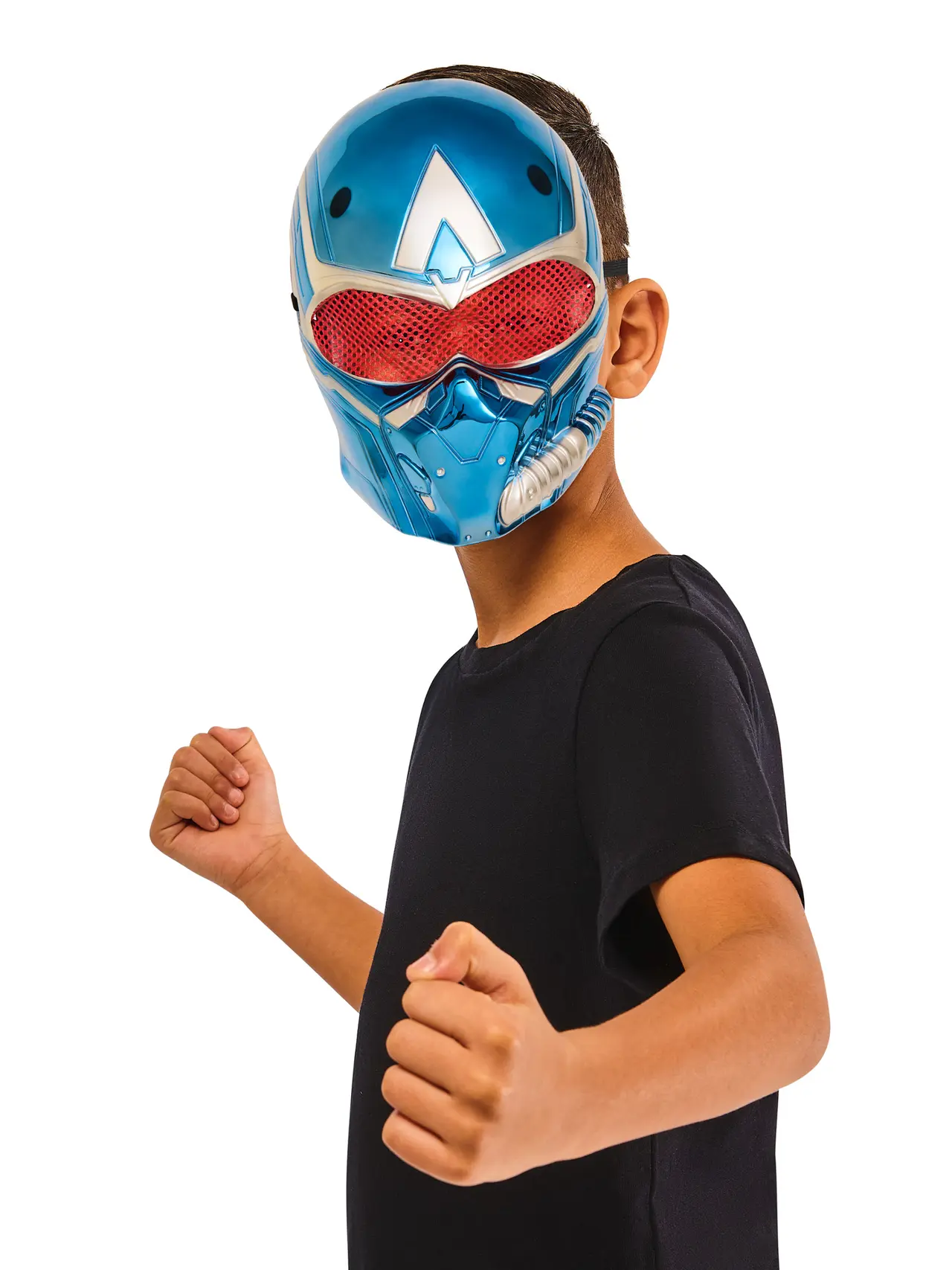 Captain America metallic-maske til børn
