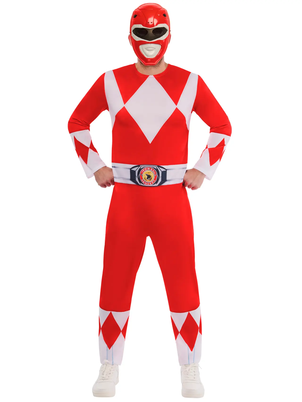 Power Rangers Rød Ranger – kostume til herrer