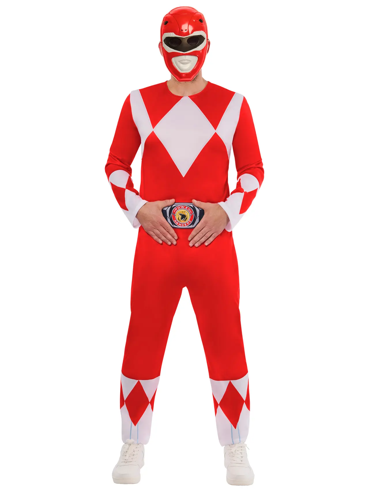 Power Rangers Rød Ranger – kostume til herrer