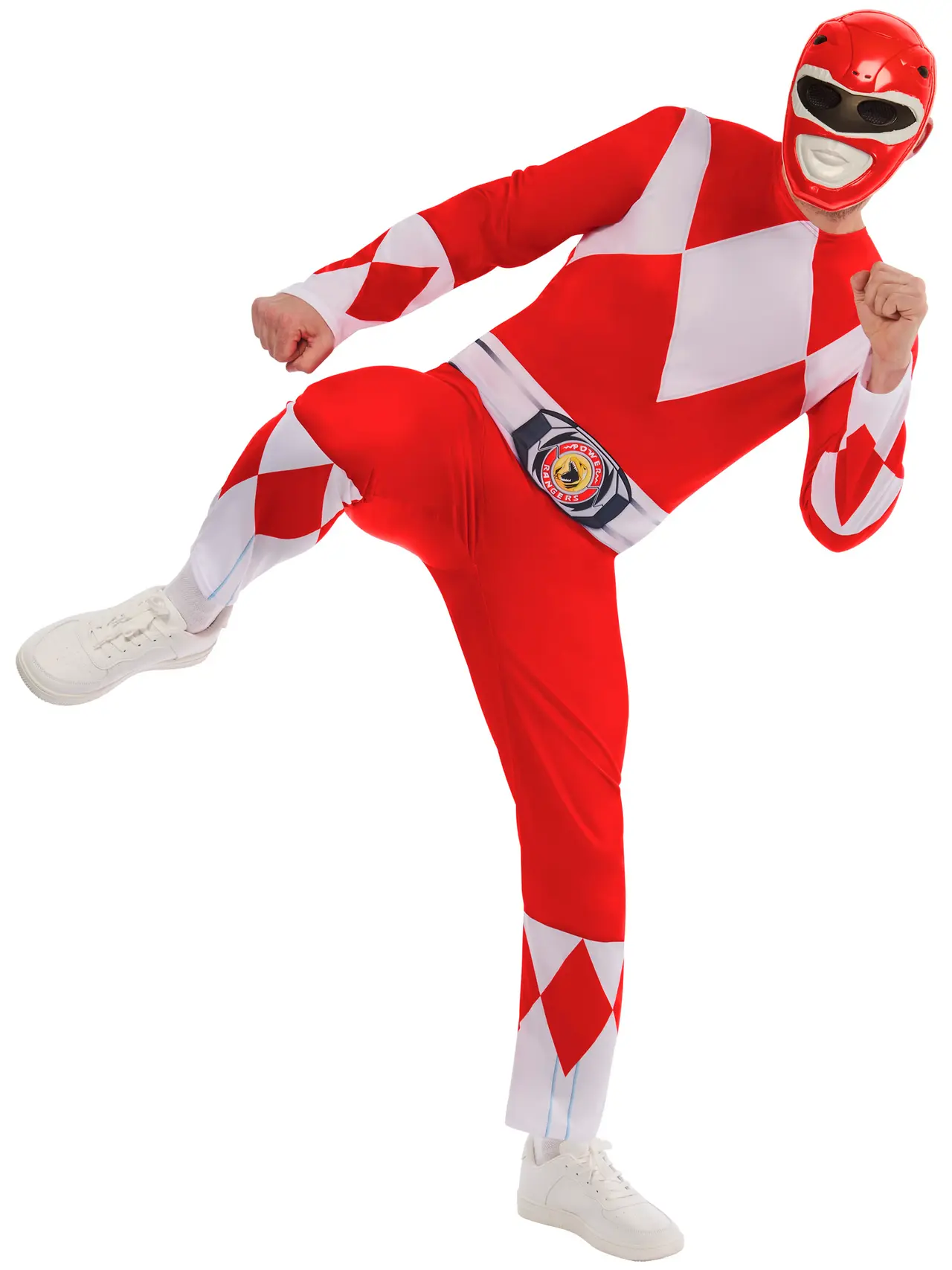 Power Rangers Rød Ranger – kostume til herrer