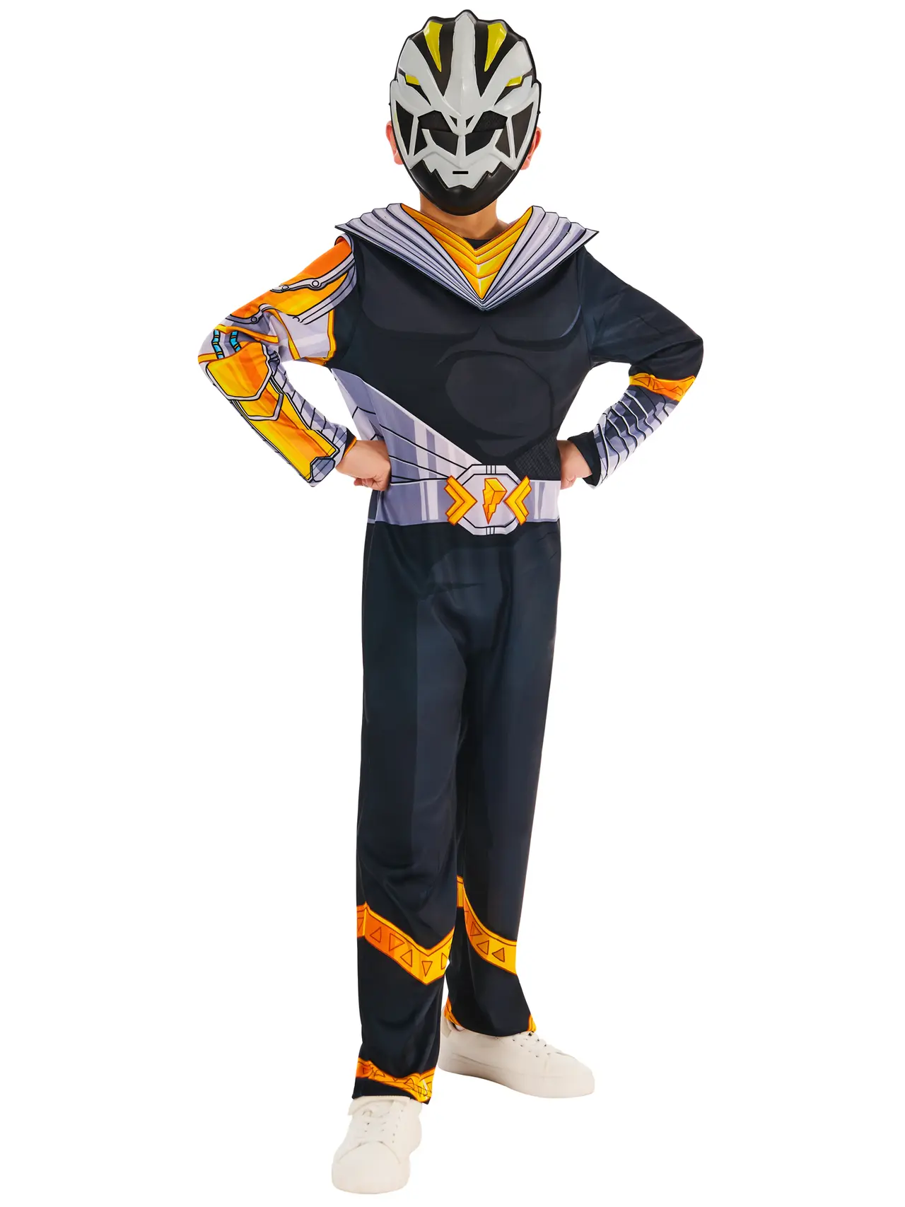 Power Rangers Cosmic Fury Black Ranger – kostume til børn
