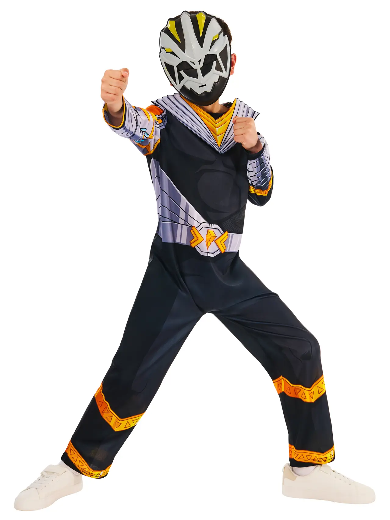 Power Rangers Cosmic Fury Black Ranger – kostume til børn