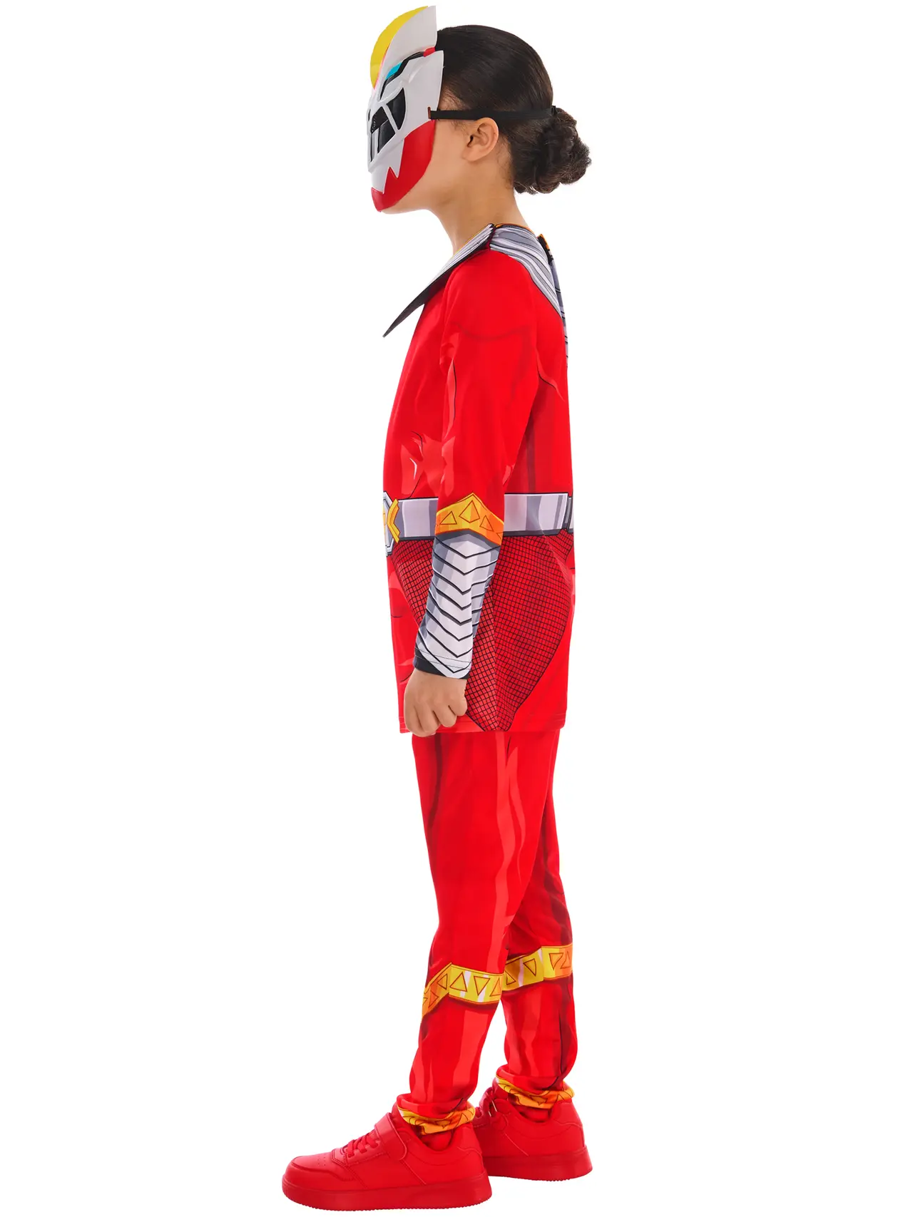 Power Rangers Cosmic Fury Red Ranger – kostume til børn