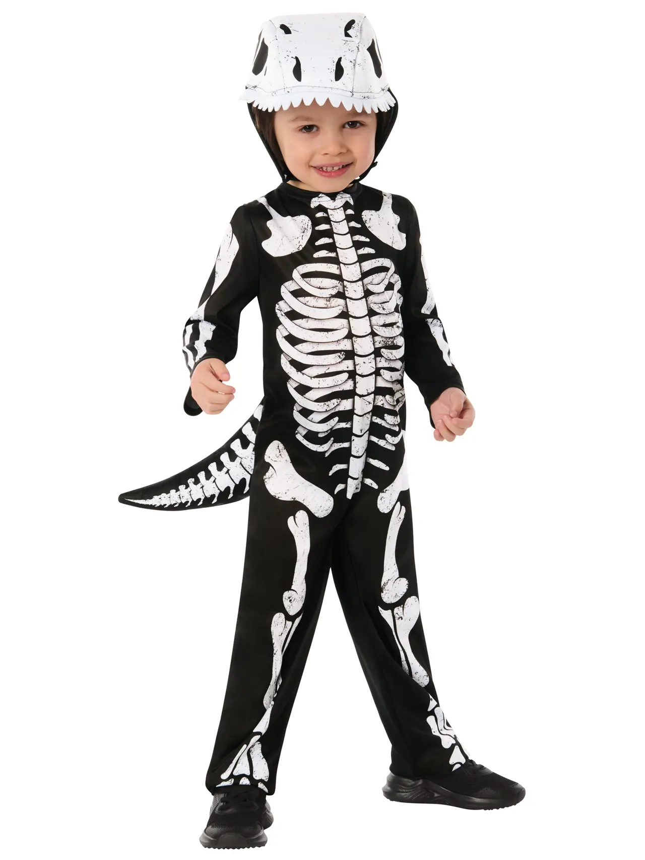 Skeletdinosaur – kostume til børn
