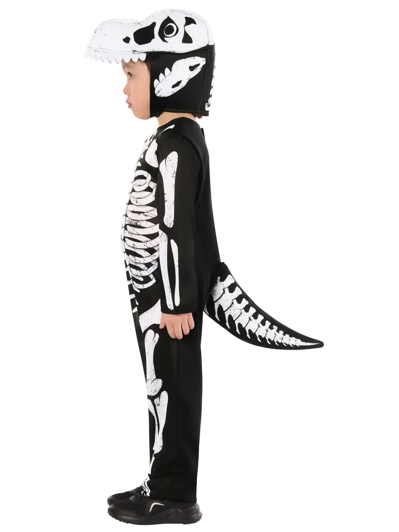 Skeletdinosaur – kostume til børn
