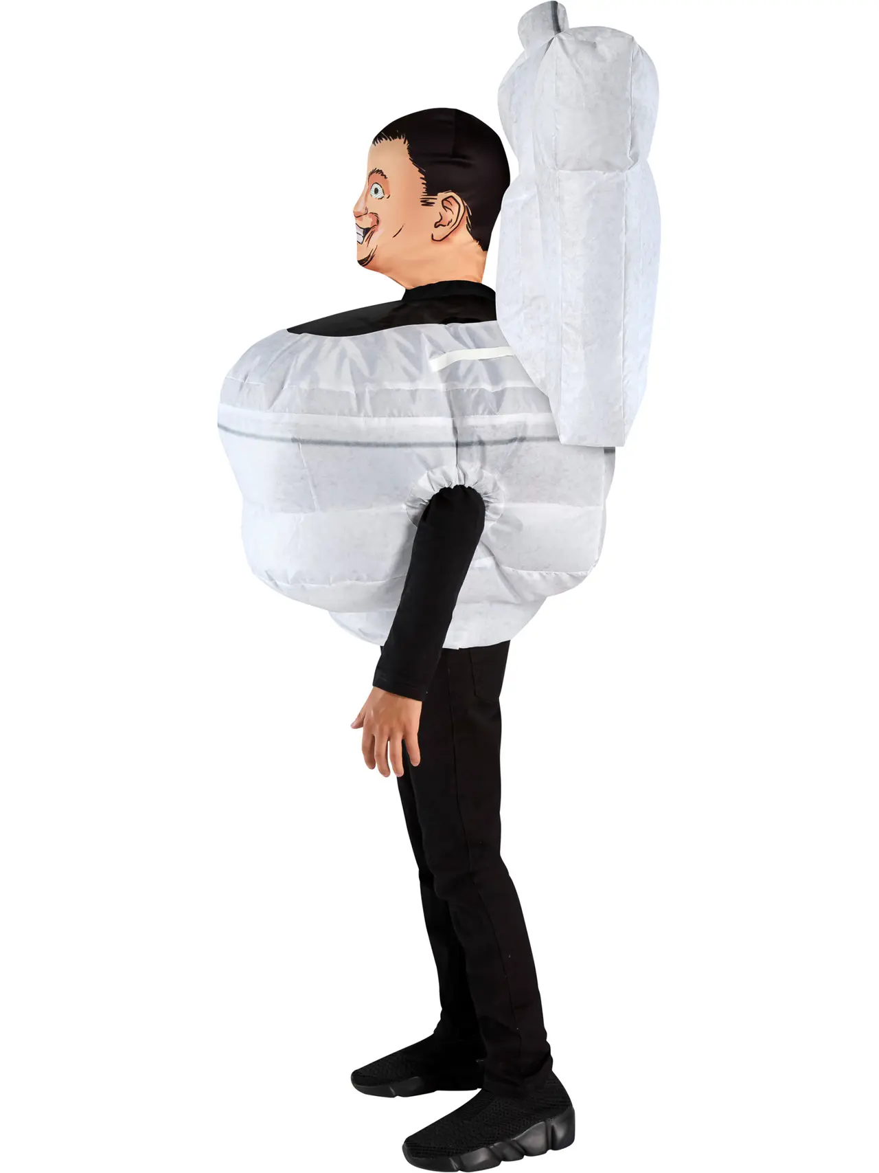 Skibidi Toilet oppusteligt – kostume til børn (model 1001917)