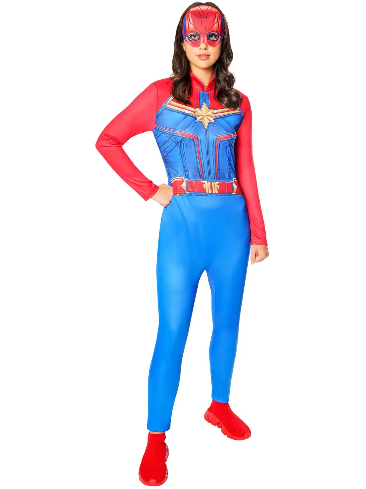 Captain Marvel – kostume til voksne