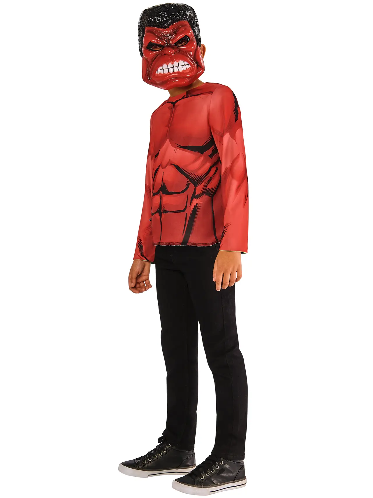 Hulk og Red Hulk vendbar top – kostume til børn