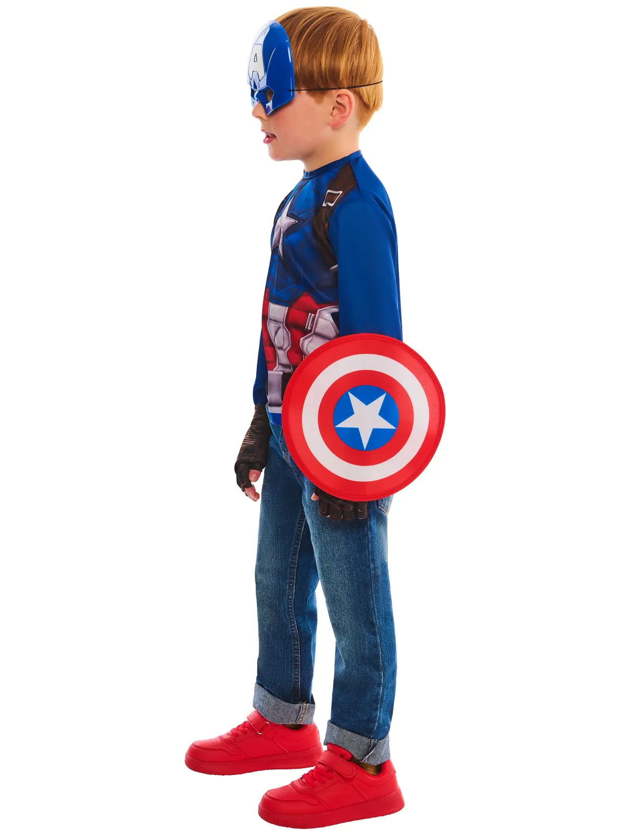 Captain America udklædningssæt – kostume til børn, XS