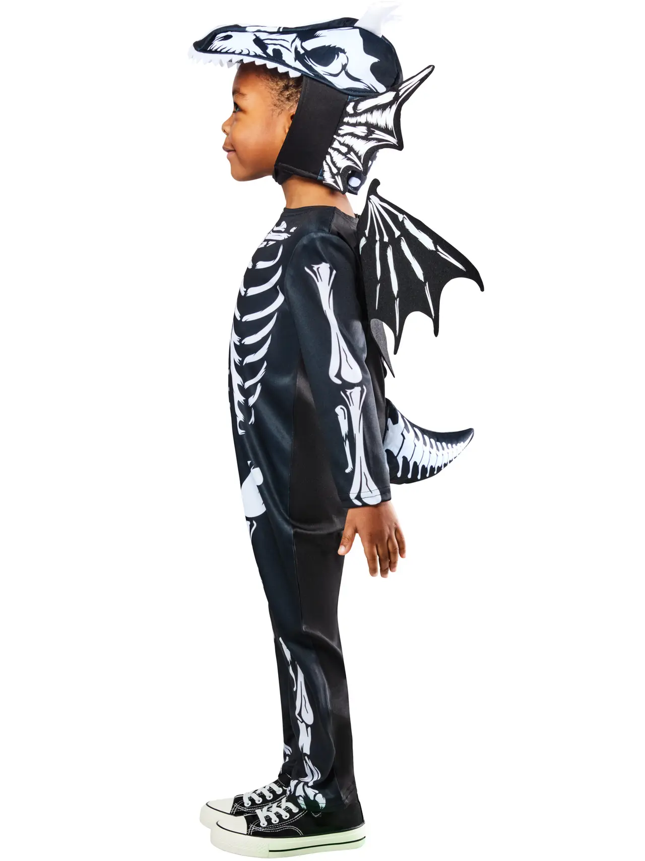 Skeletdrage – kostume til børn