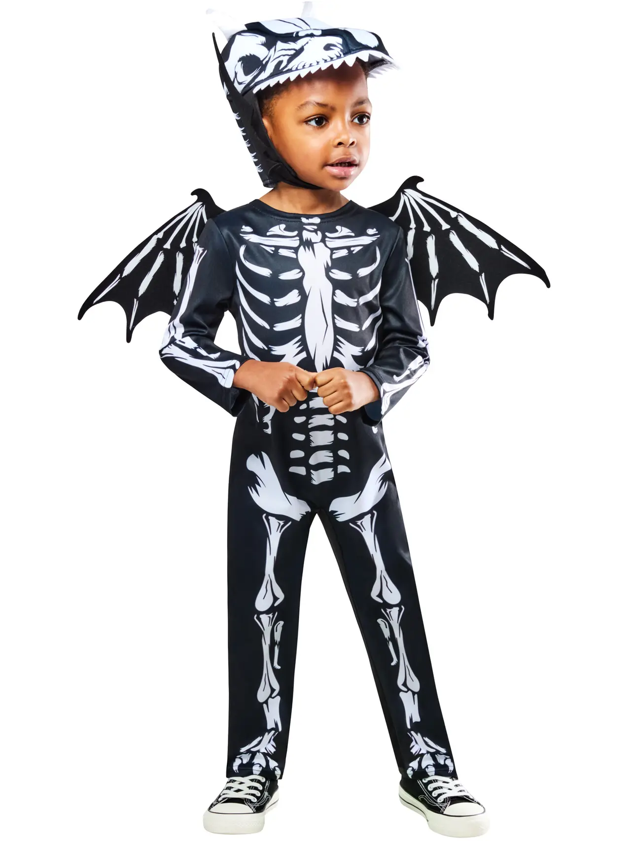 Skeletdrage – kostume til børn