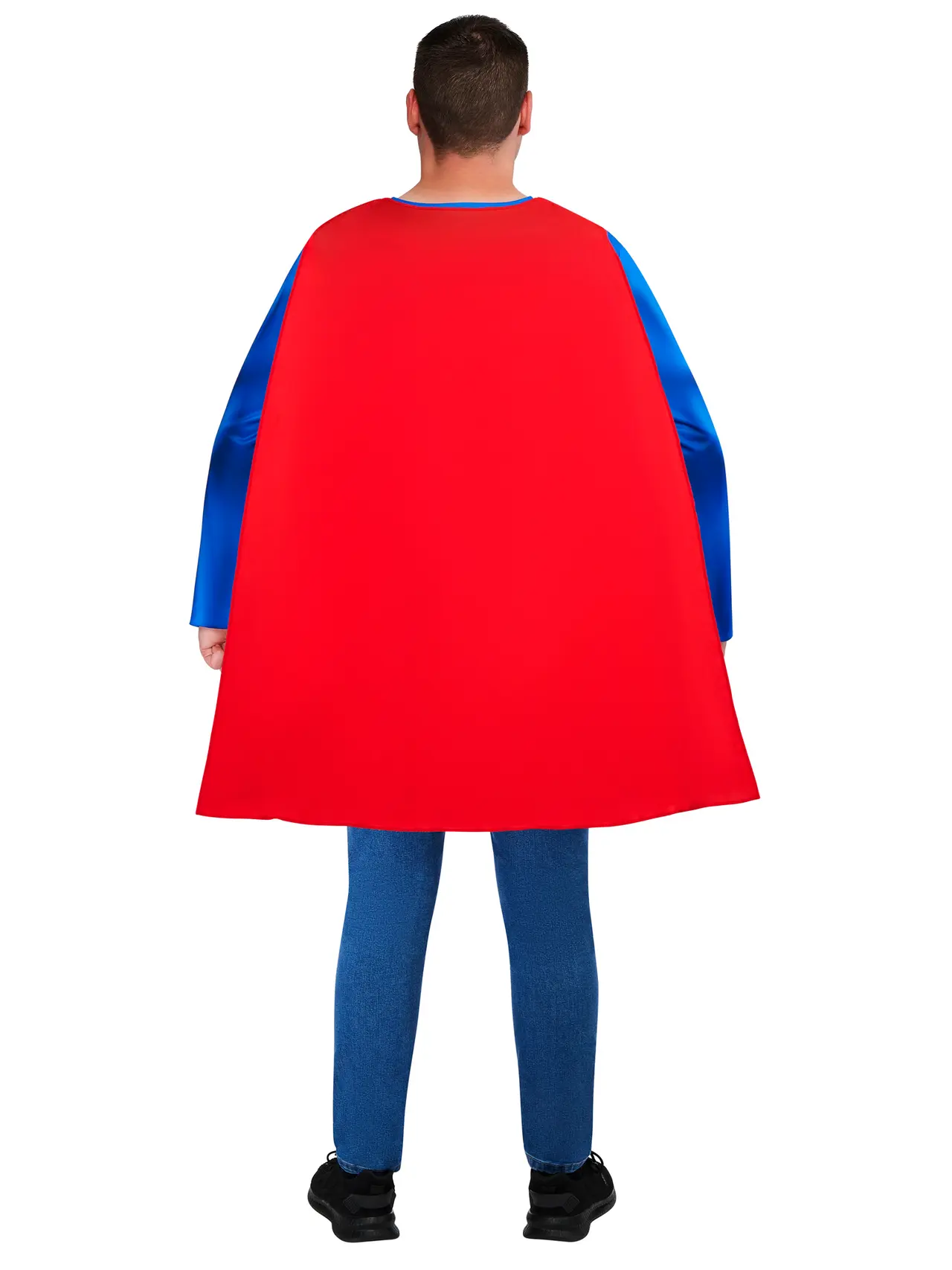 Superman-trøje med kappe – kostume til herrer