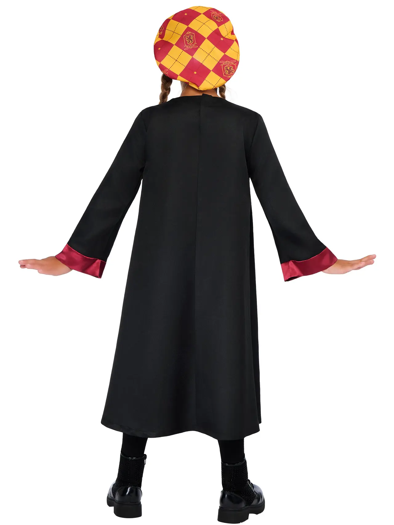 Gryffindor-kjole med kappe deluxe – kostume til piger