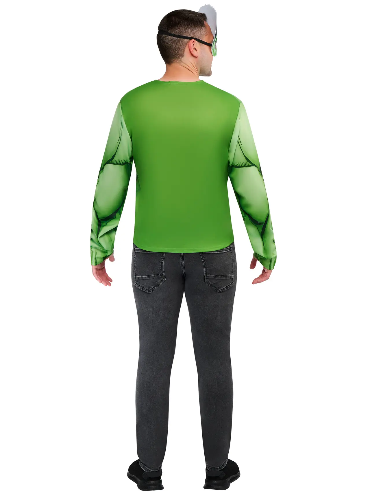 Hulk-top med halvmaske – kostume til herrer