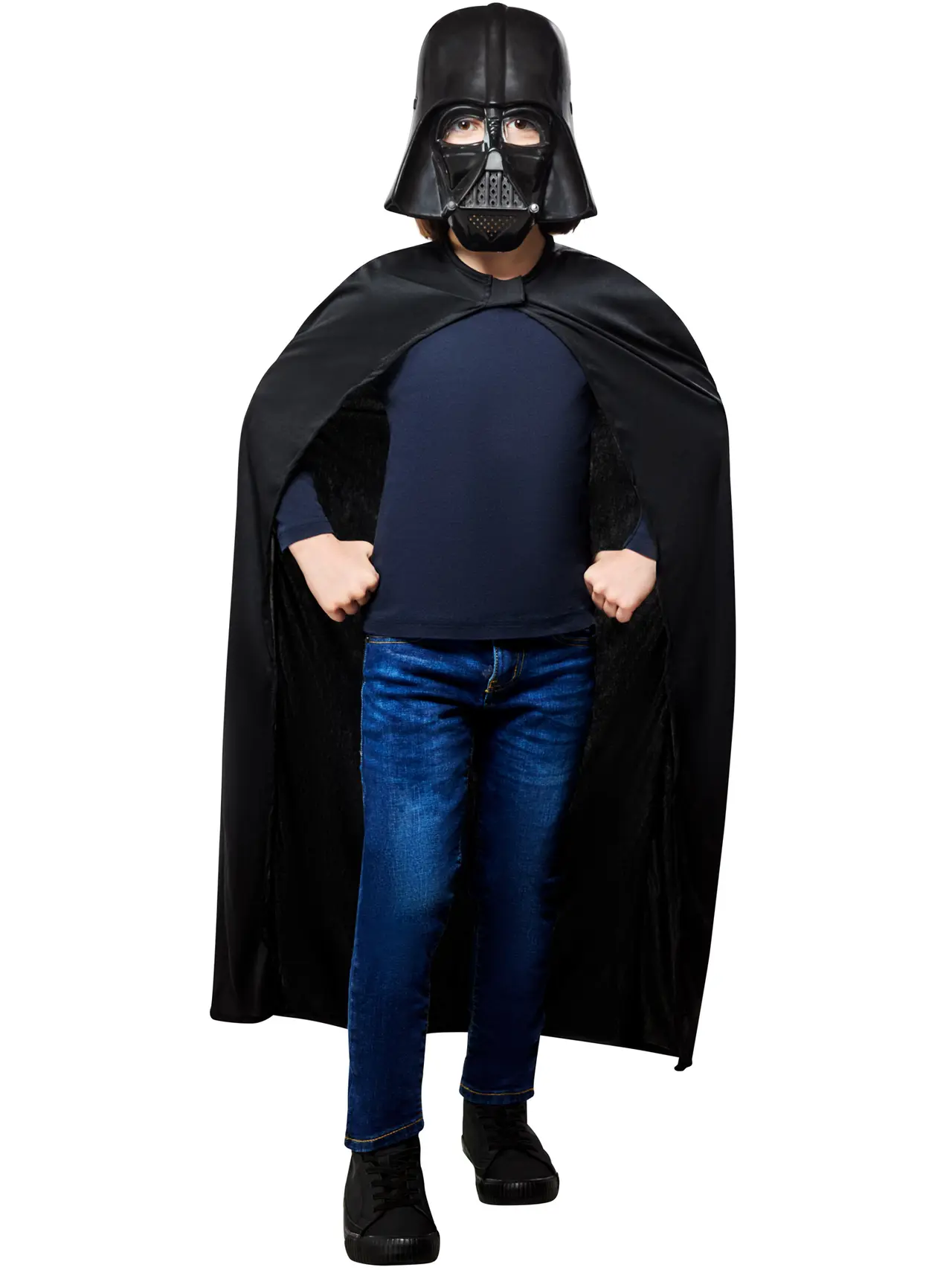 Darth Vader kappe og maske til drenge