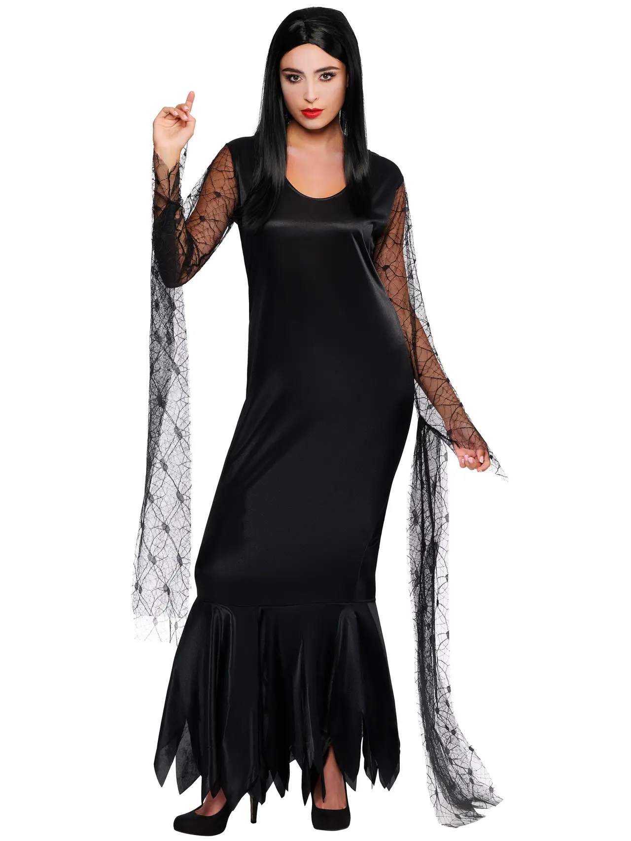 Morticia Addams – kostume til damer