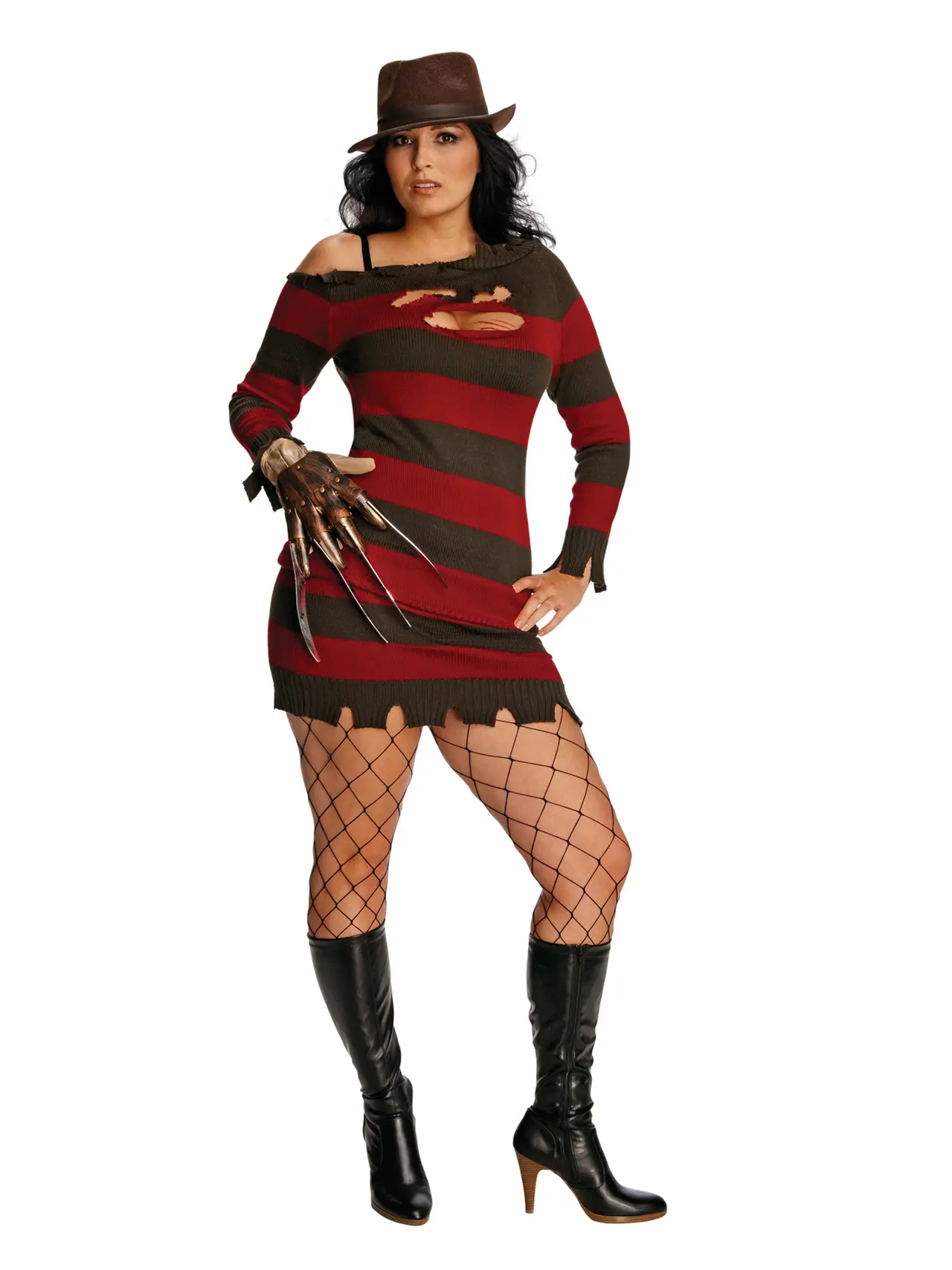 Miss Krueger plus size – kostume til damer