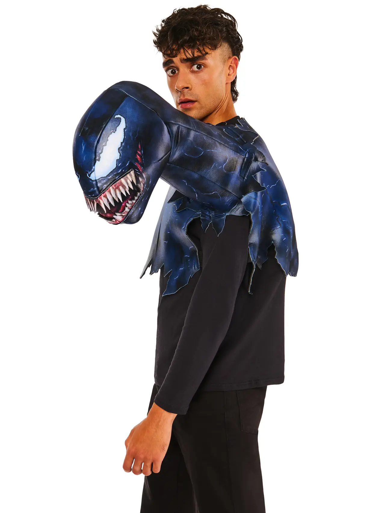 Venom-symbiotvest med 3D-hoved