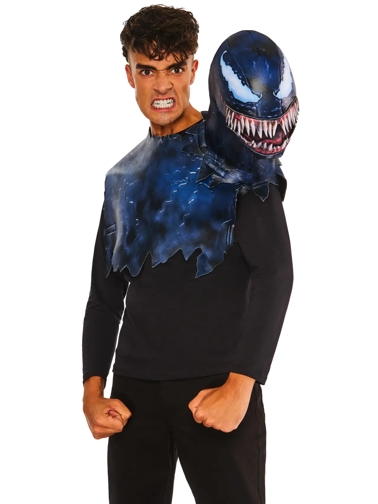 Venom-symbiotvest med 3D-hoved