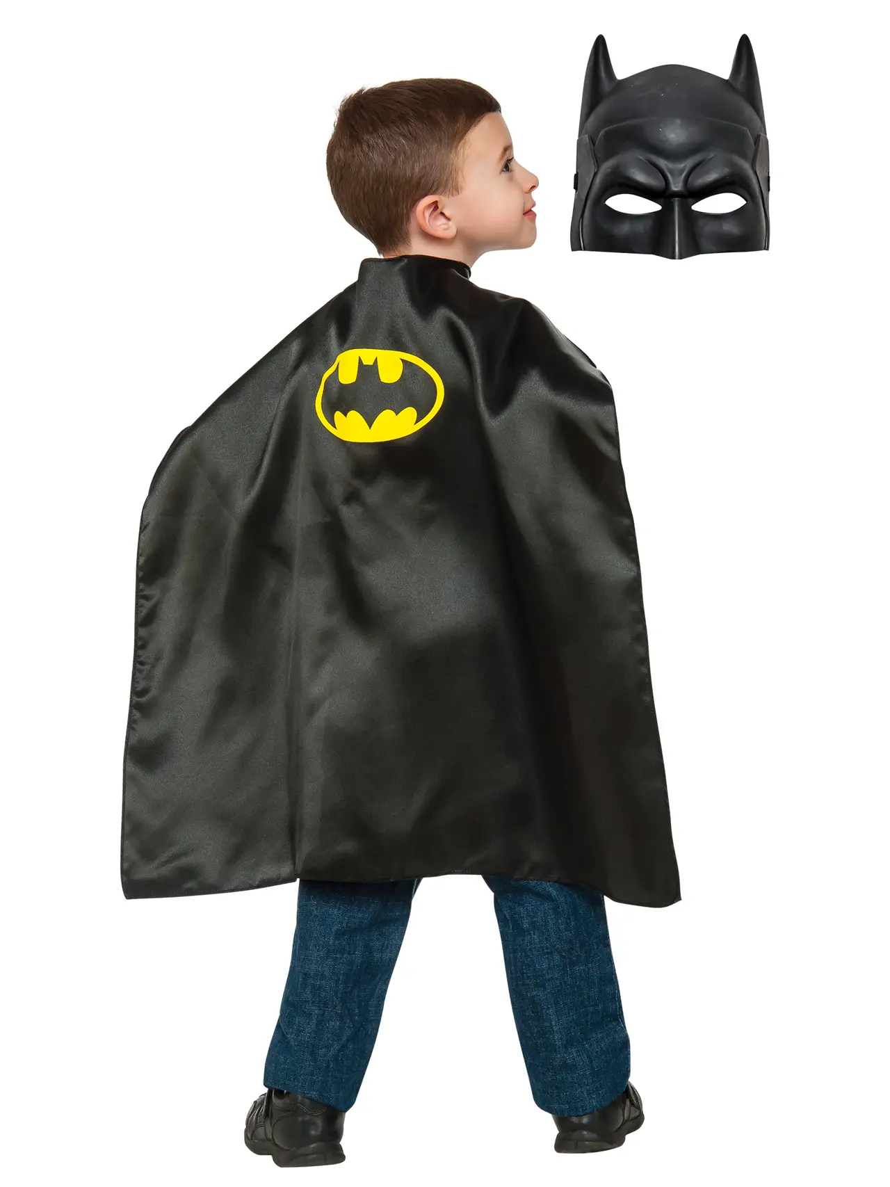 Batman kappe og maske til drenge