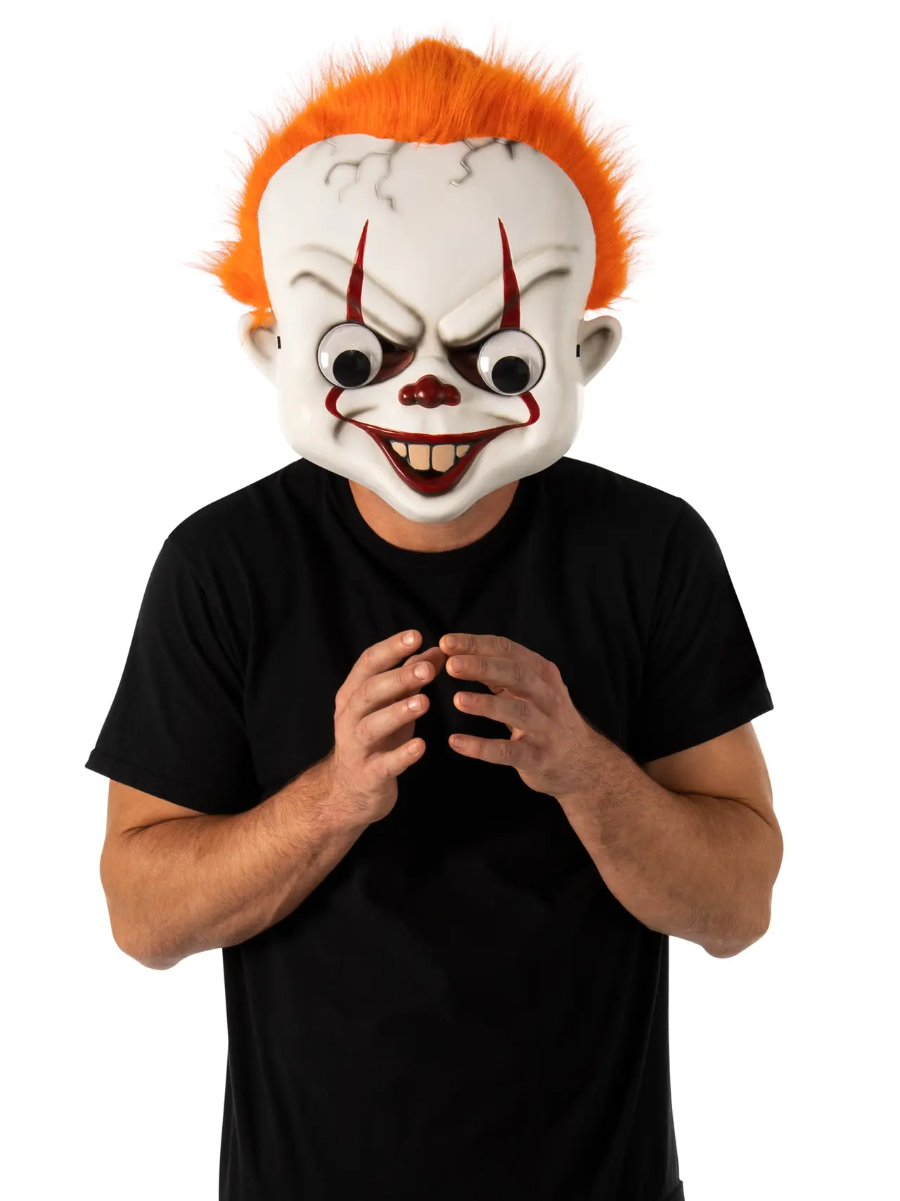 Pennywise-maske med vrikkeøjne