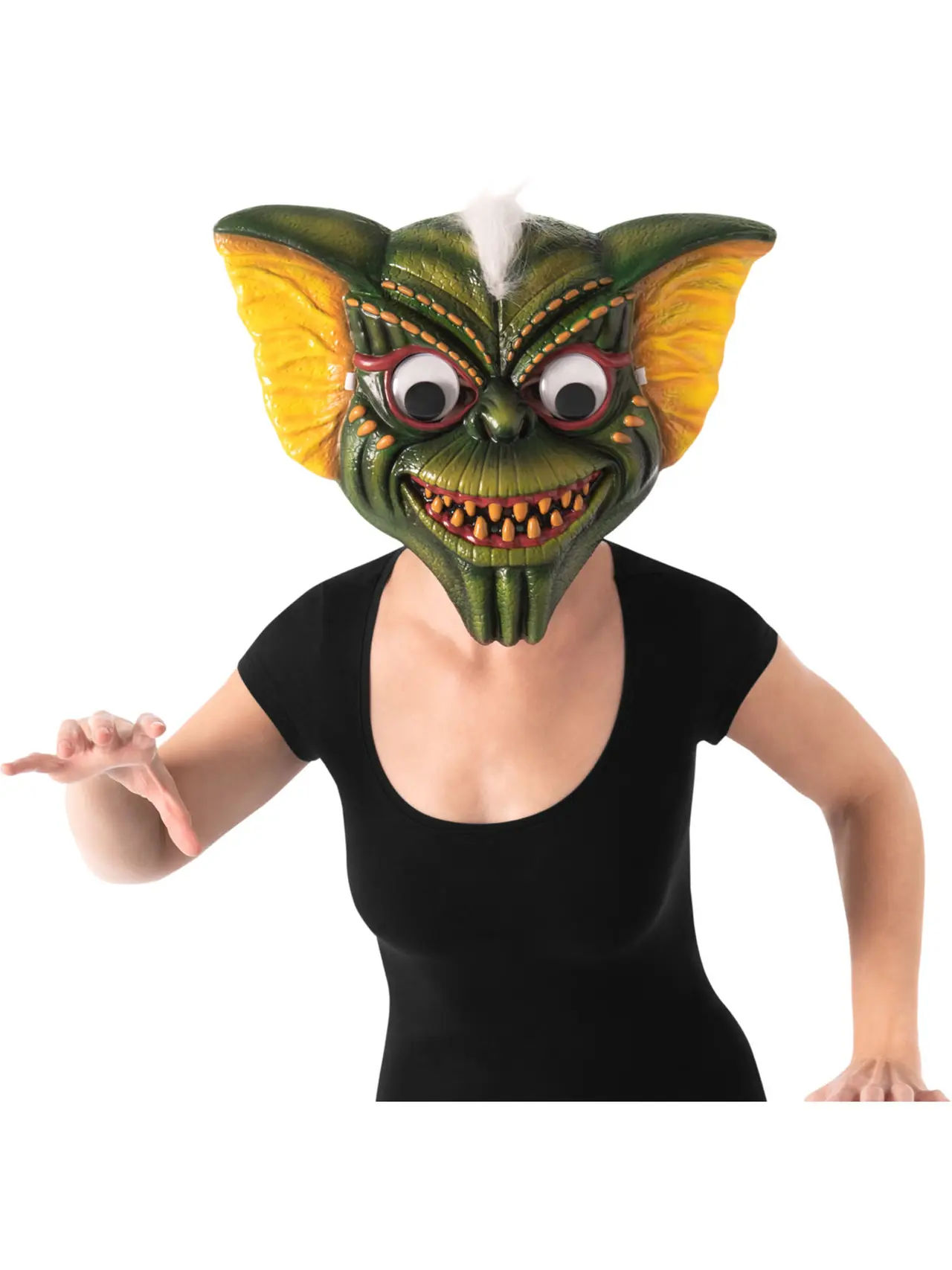Stripe-maske med vrikkeøjne