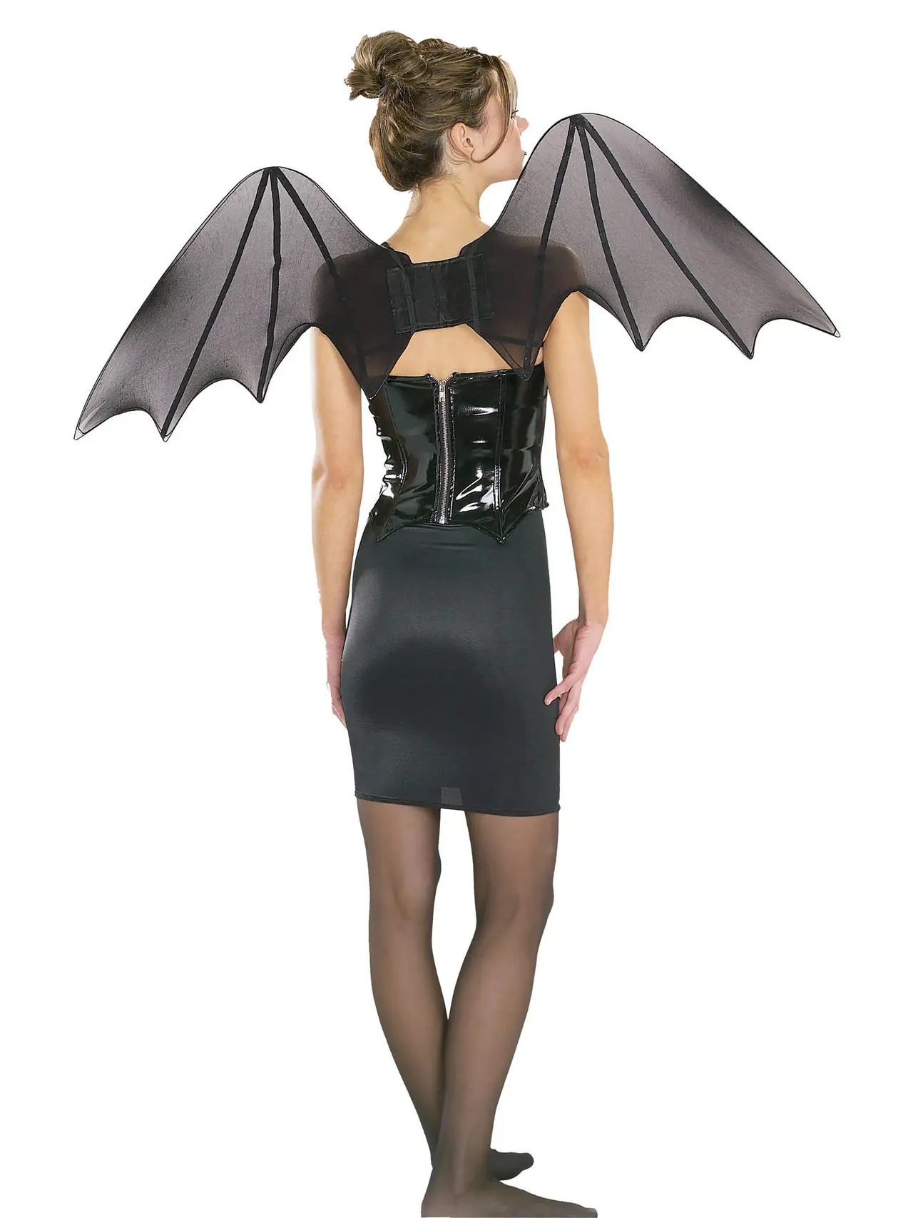 Flagermusvinger i chiffon