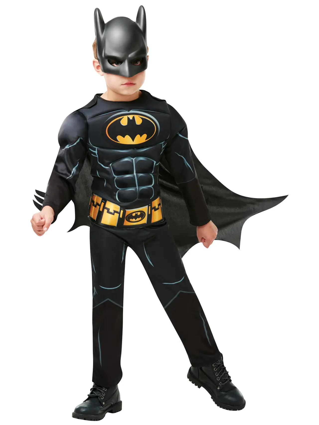 Batman Deluxe med blød maske – kostume til drenge