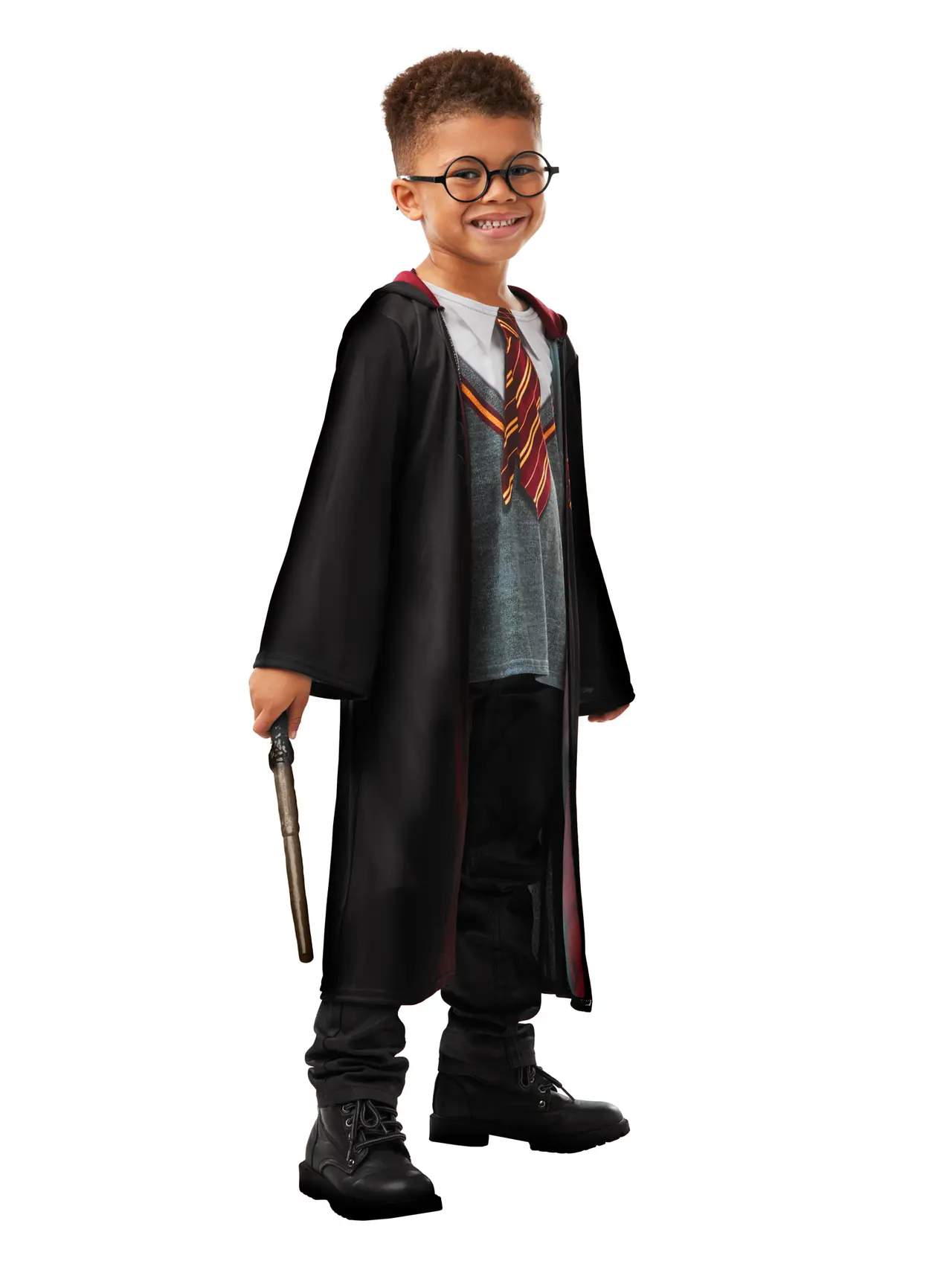 Harry Potter Gryffindor-kappe Deluxe – kostume til drenge, 3-8 år