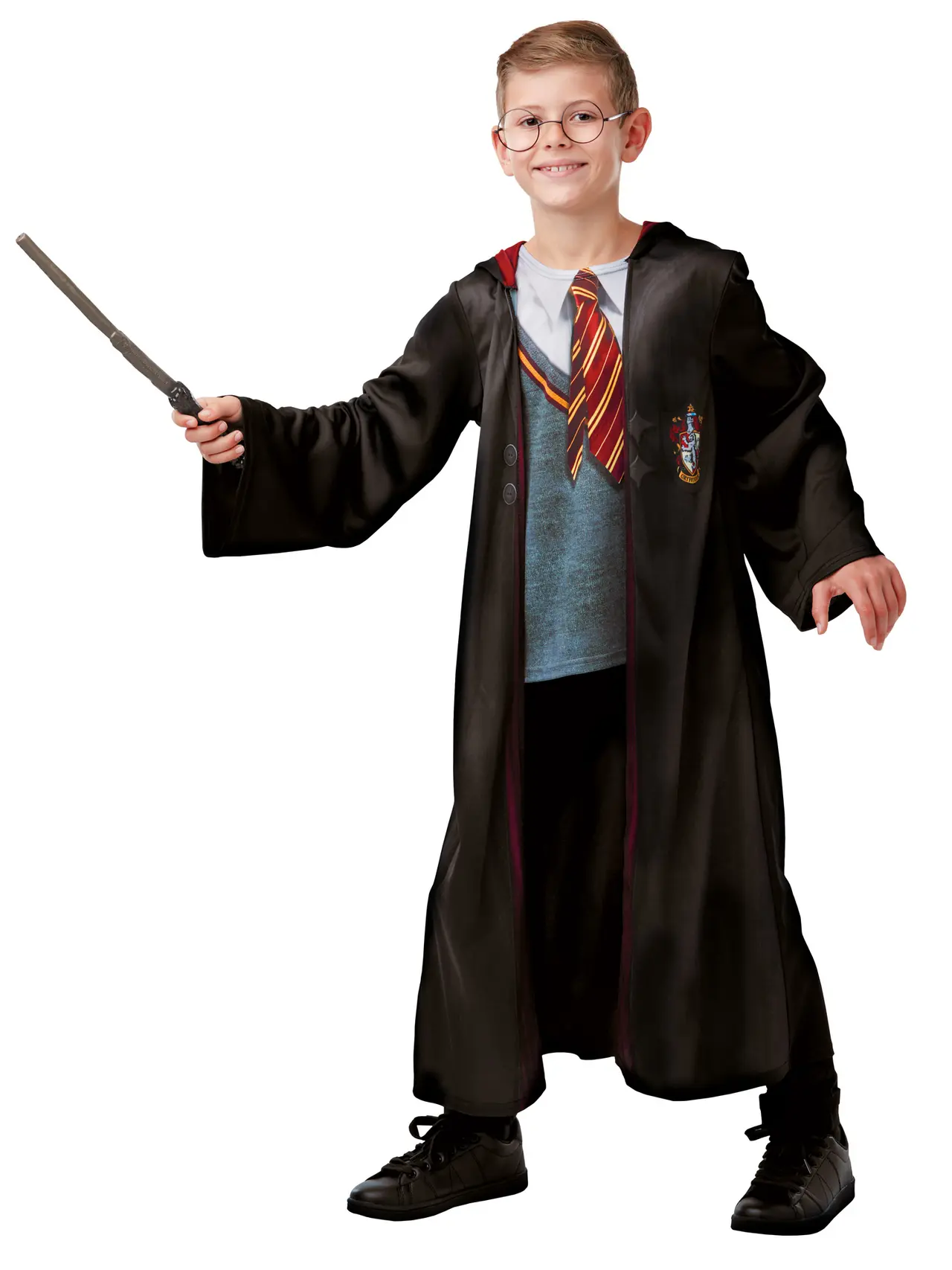 Harry Potter Gryffindor-kappe Deluxe – kostume til drenge, 9-12 år