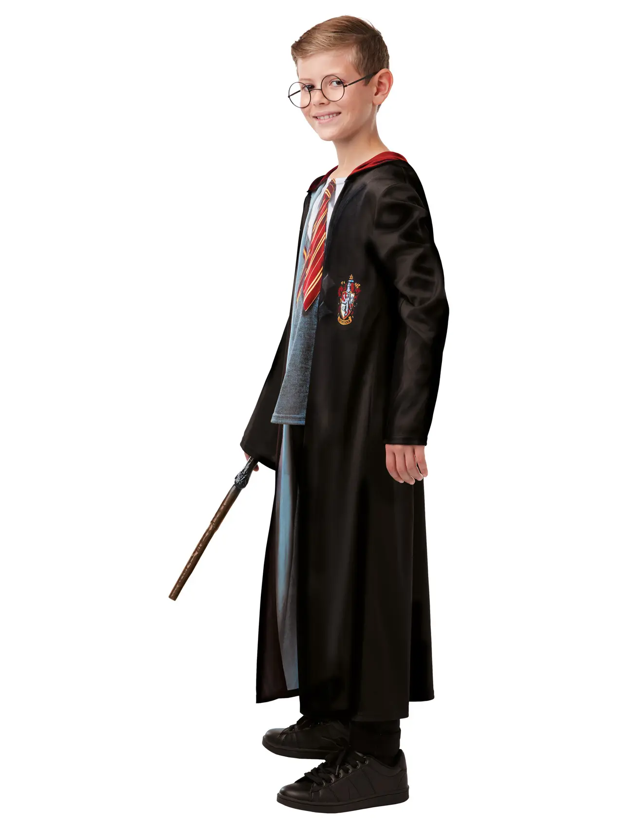 Harry Potter Gryffindor-kappe Deluxe – kostume til drenge, 9-12 år