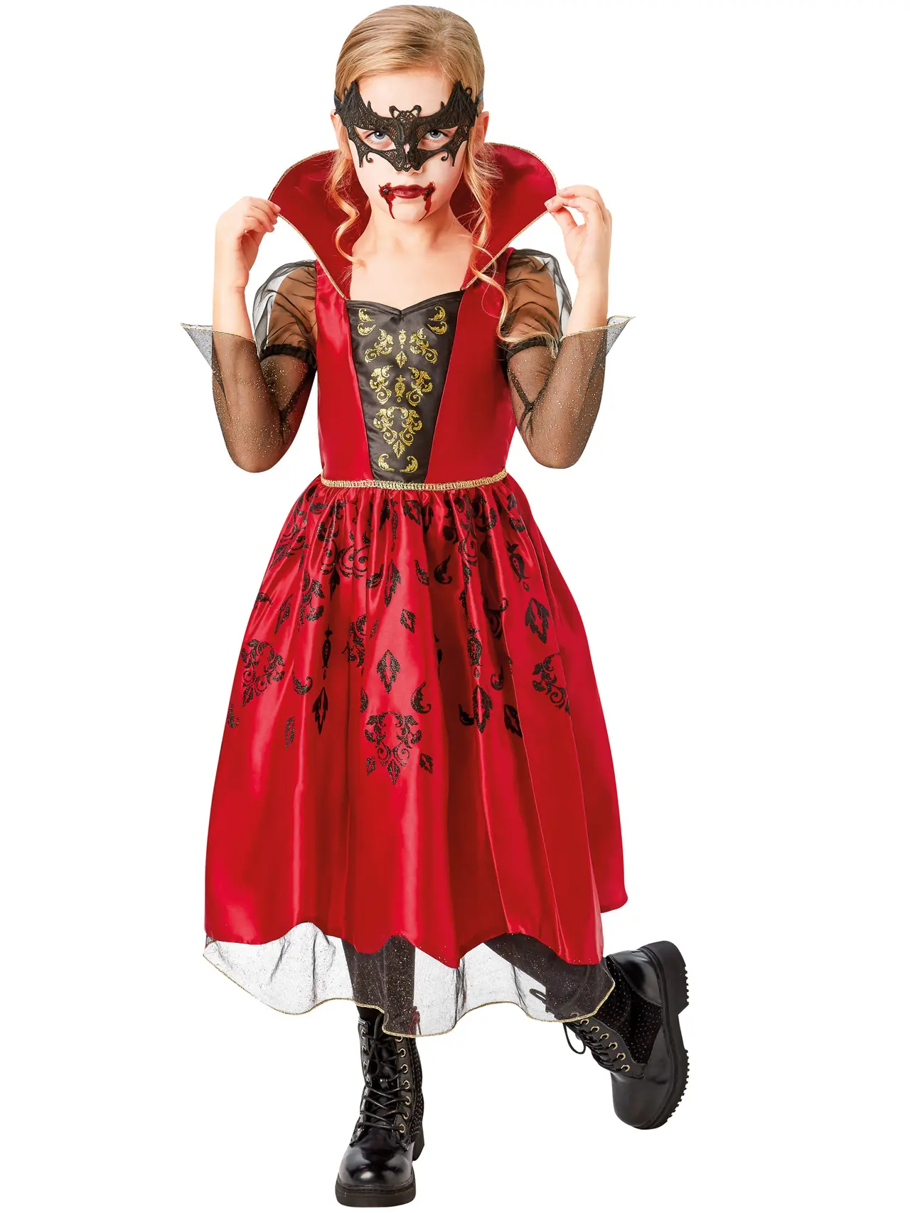 Vampyrinde deluxe – kostume til piger