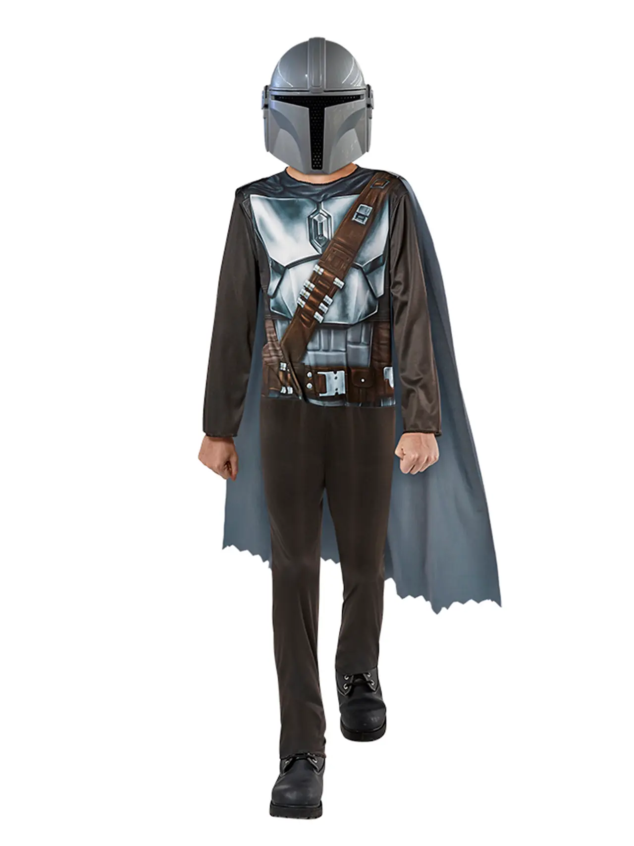 The Mandalorian top og maske – kostume til børn