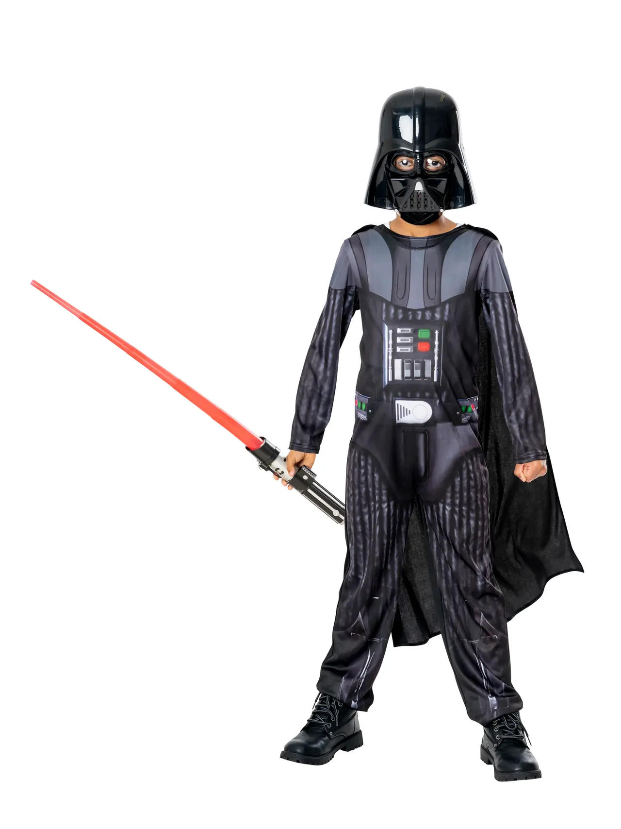Darth Vader med lyssværd – kostume til drenge