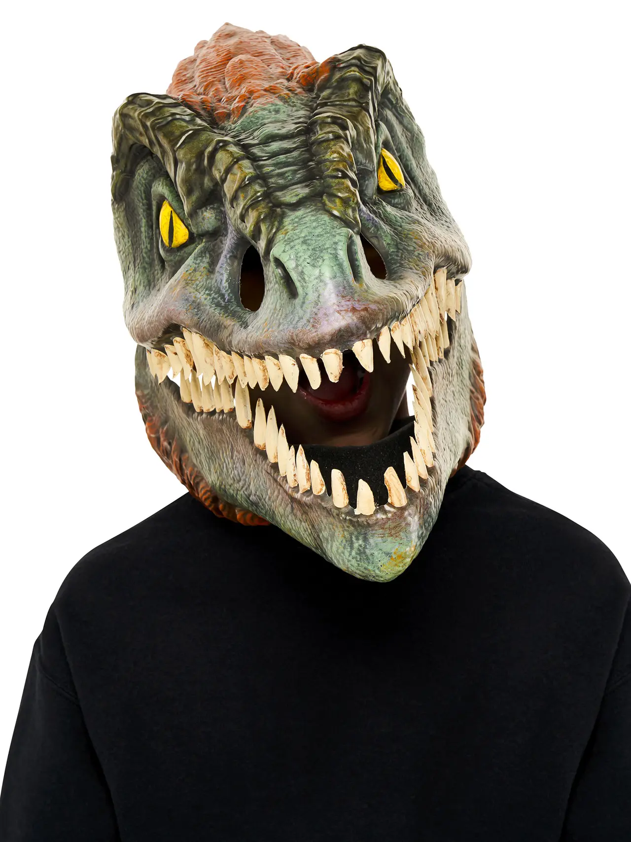 Jurassic World Pyroraptor-maske med bevægelig kæbe