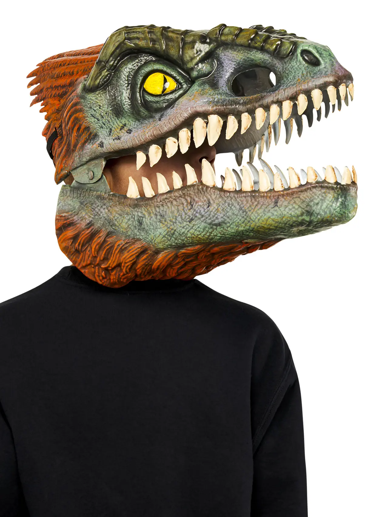 Jurassic World Pyroraptor-maske med bevægelig kæbe