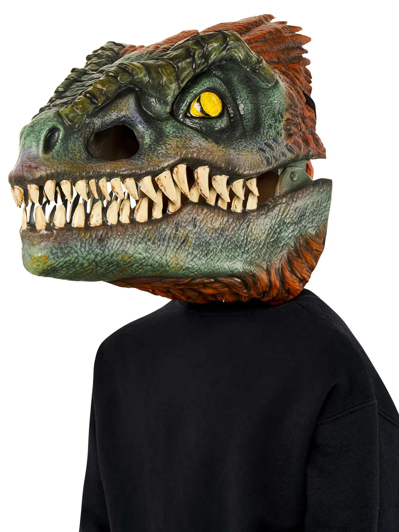 Jurassic World Pyroraptor-maske med bevægelig kæbe