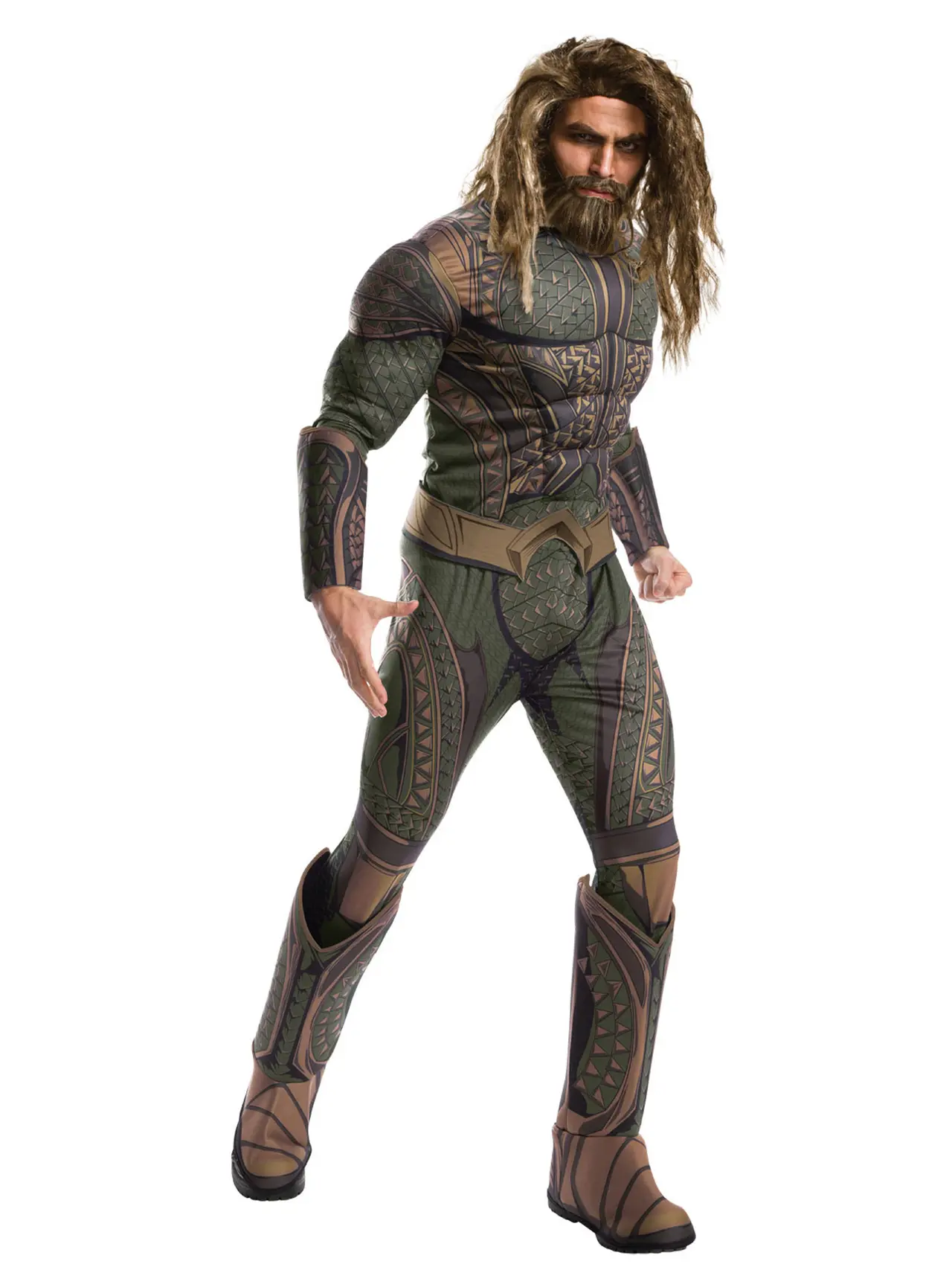 Aquaman paryk og skæg