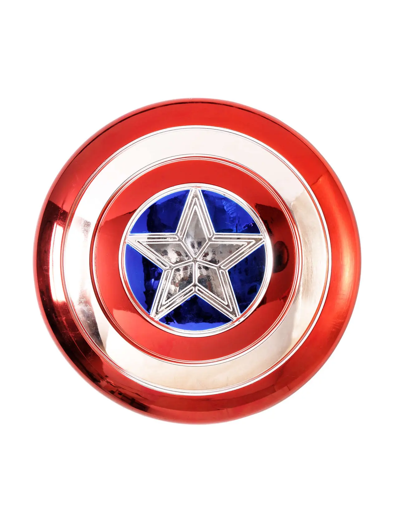 Captain America-skjold med metalglans til børn