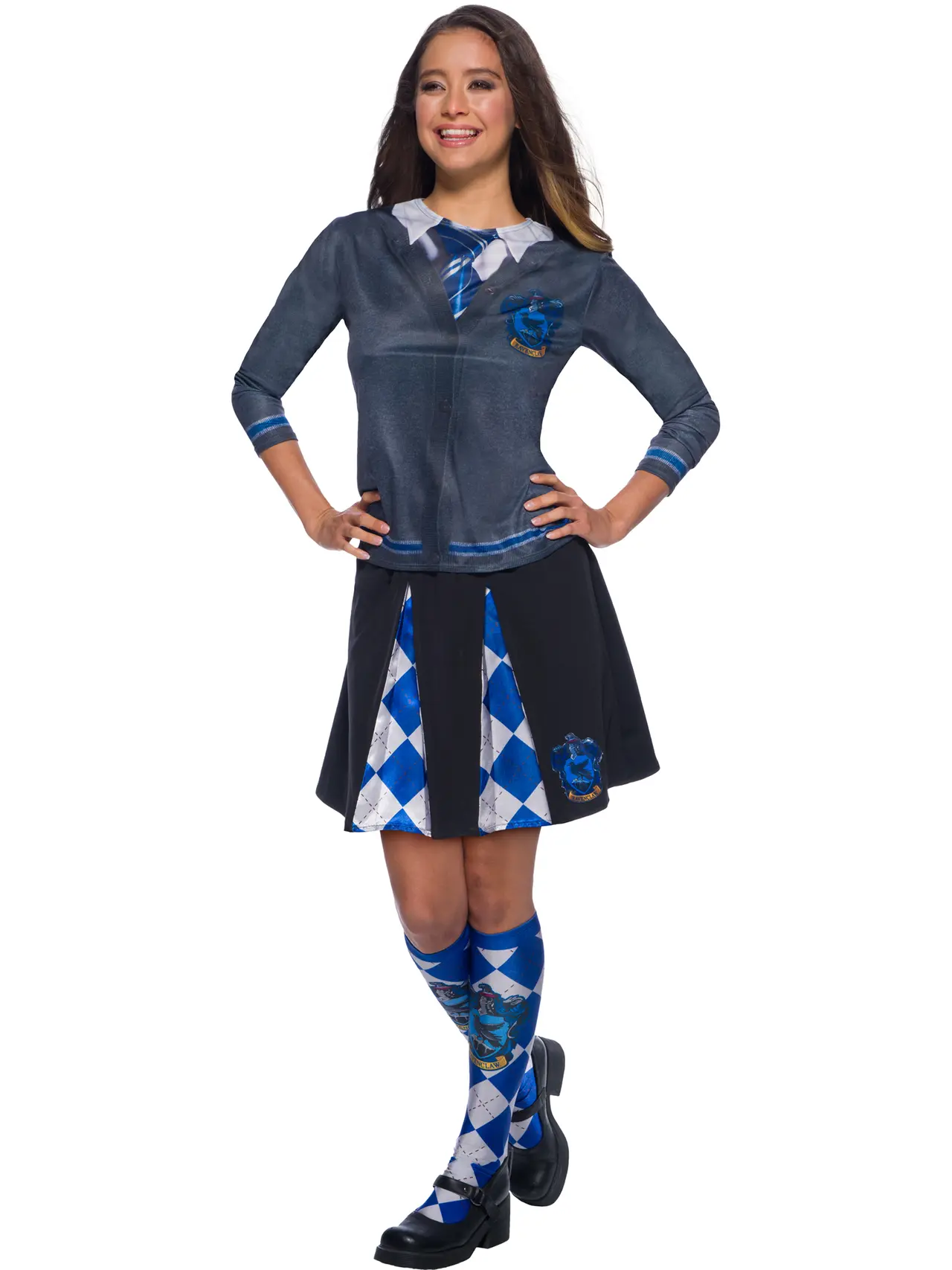 Ravenclaw-nederdel – kostume til børn og voksne