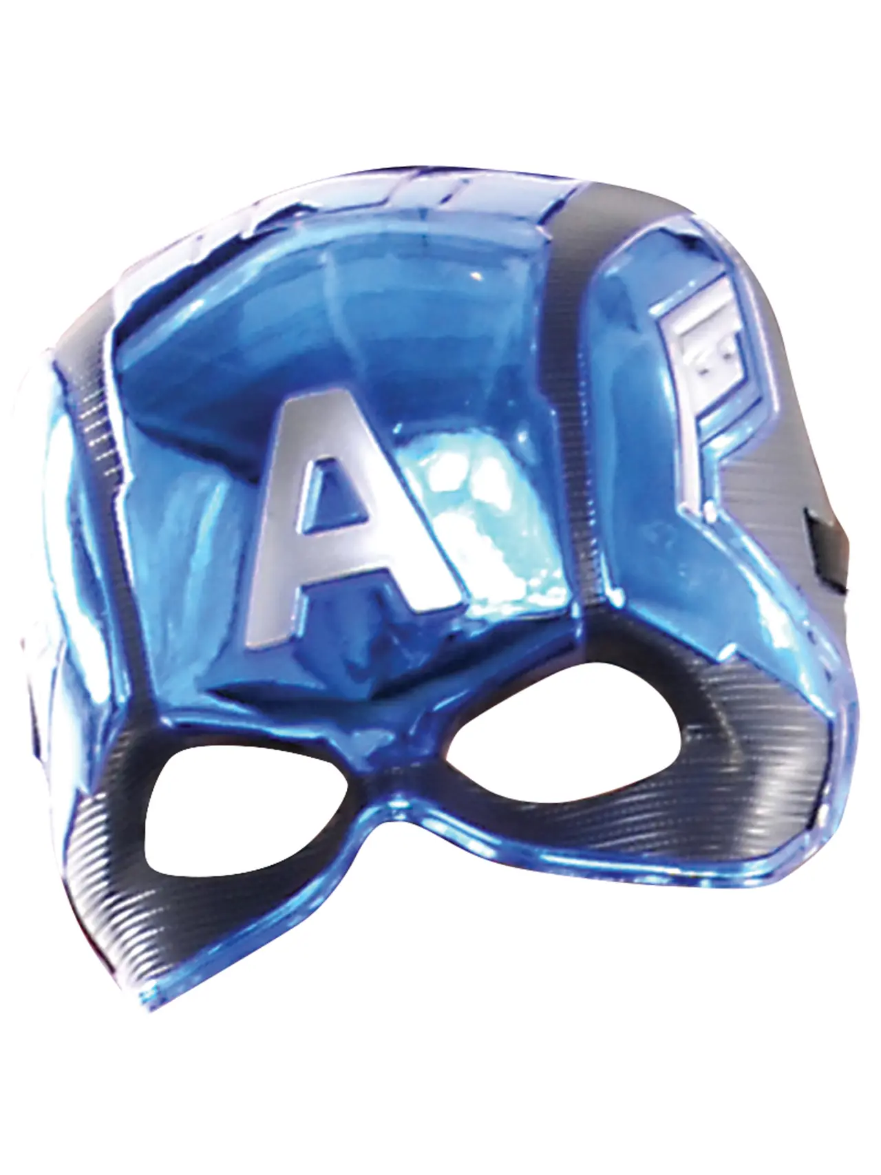 Captain America metallisk halvmaske