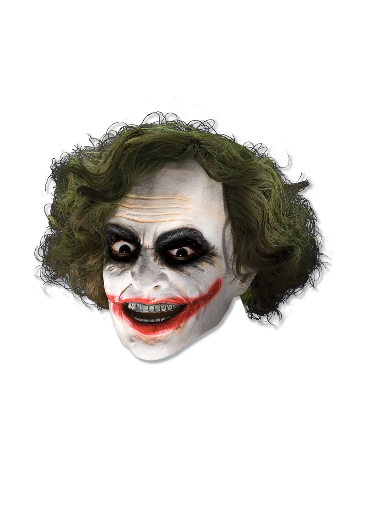 Joker 3/4-maske med paryk