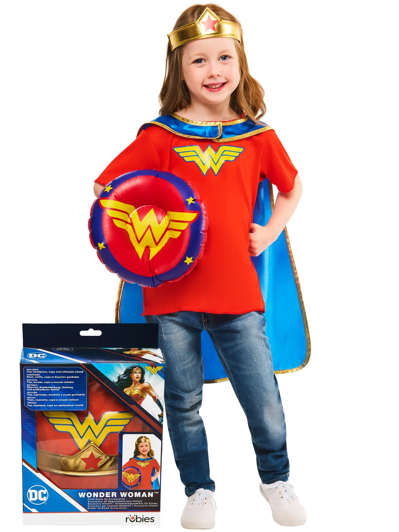 Wonder Woman udklædningssæt – kostume til piger