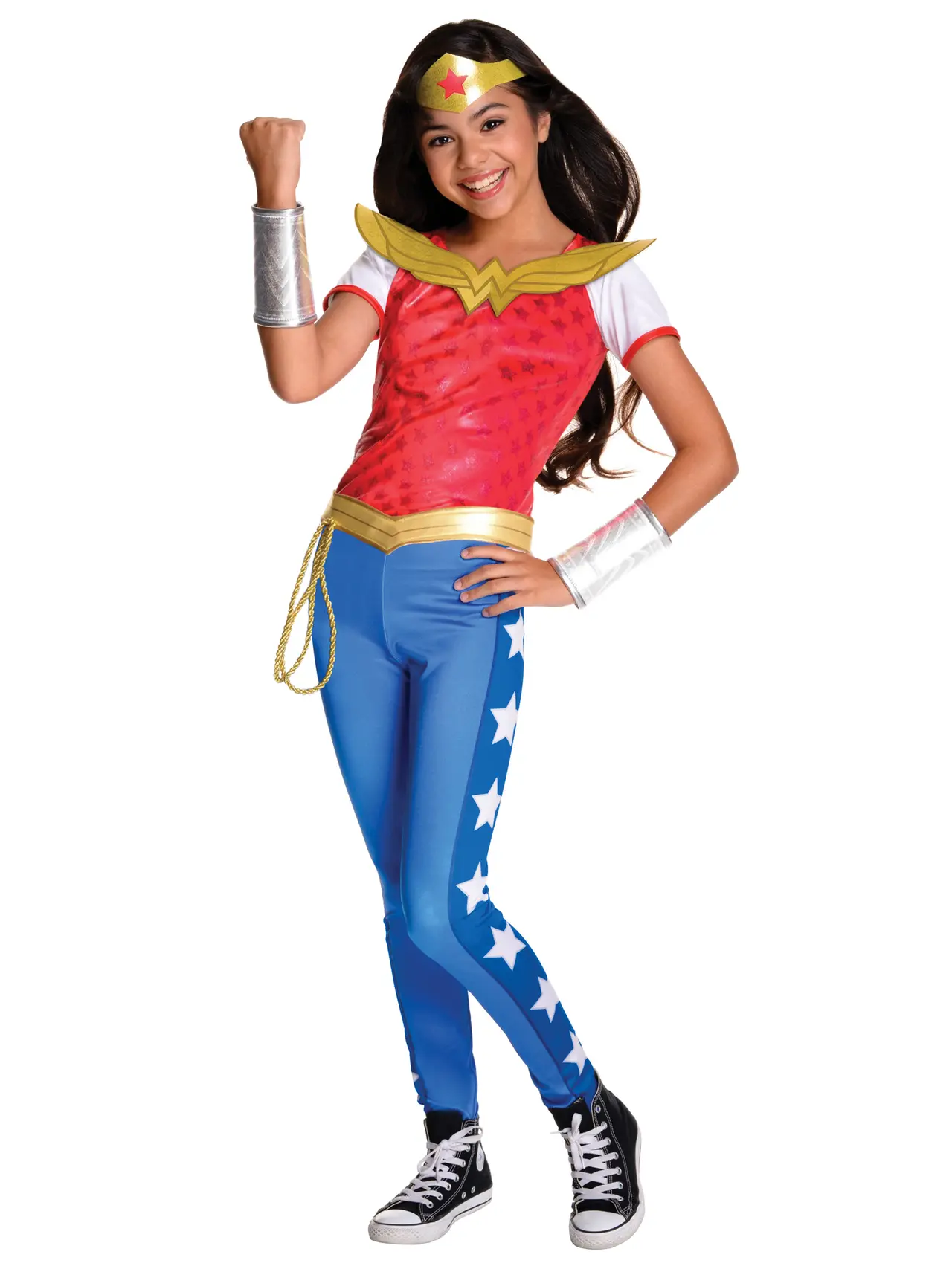 Wonder Woman Deluxe – kostume til piger (model 620716)