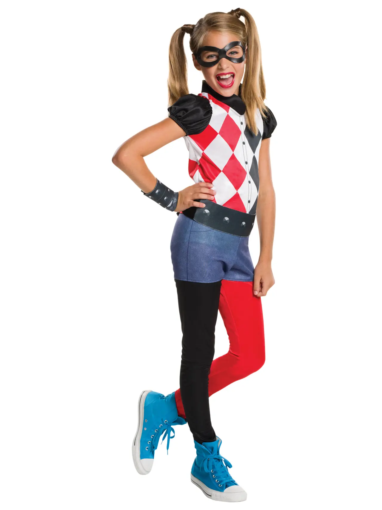 Harley Quinn Classic – kostume til piger