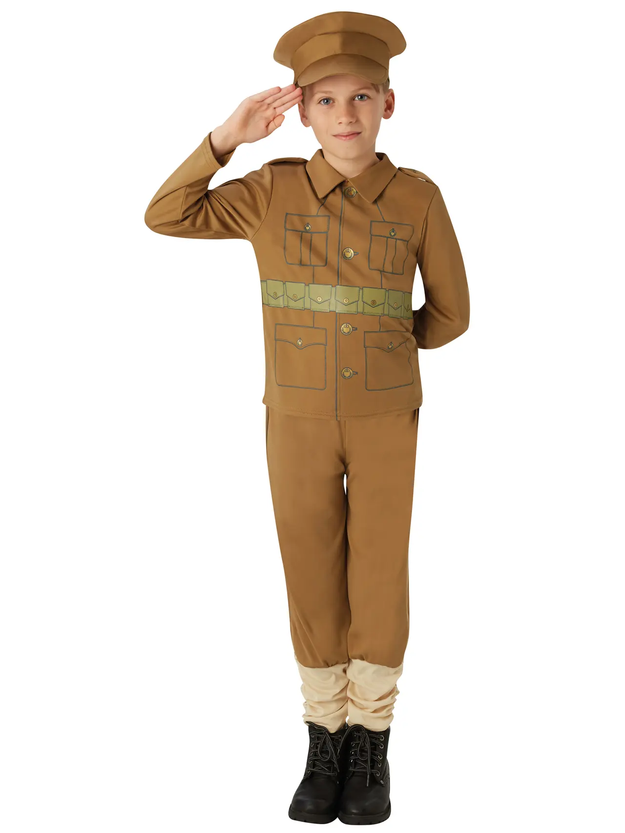 Soldat fra 1. verdenskrig – kostume til drenge