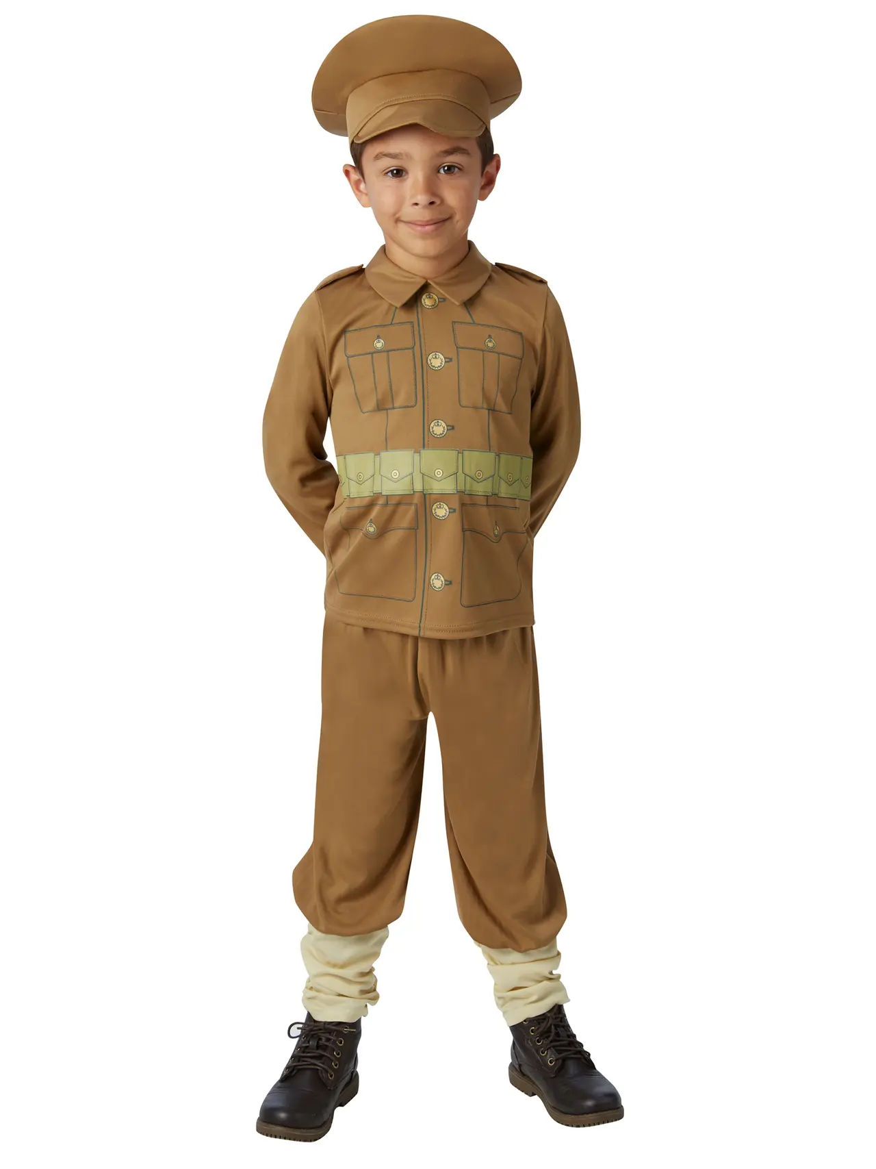 Soldat fra 1. verdenskrig – kostume til drenge