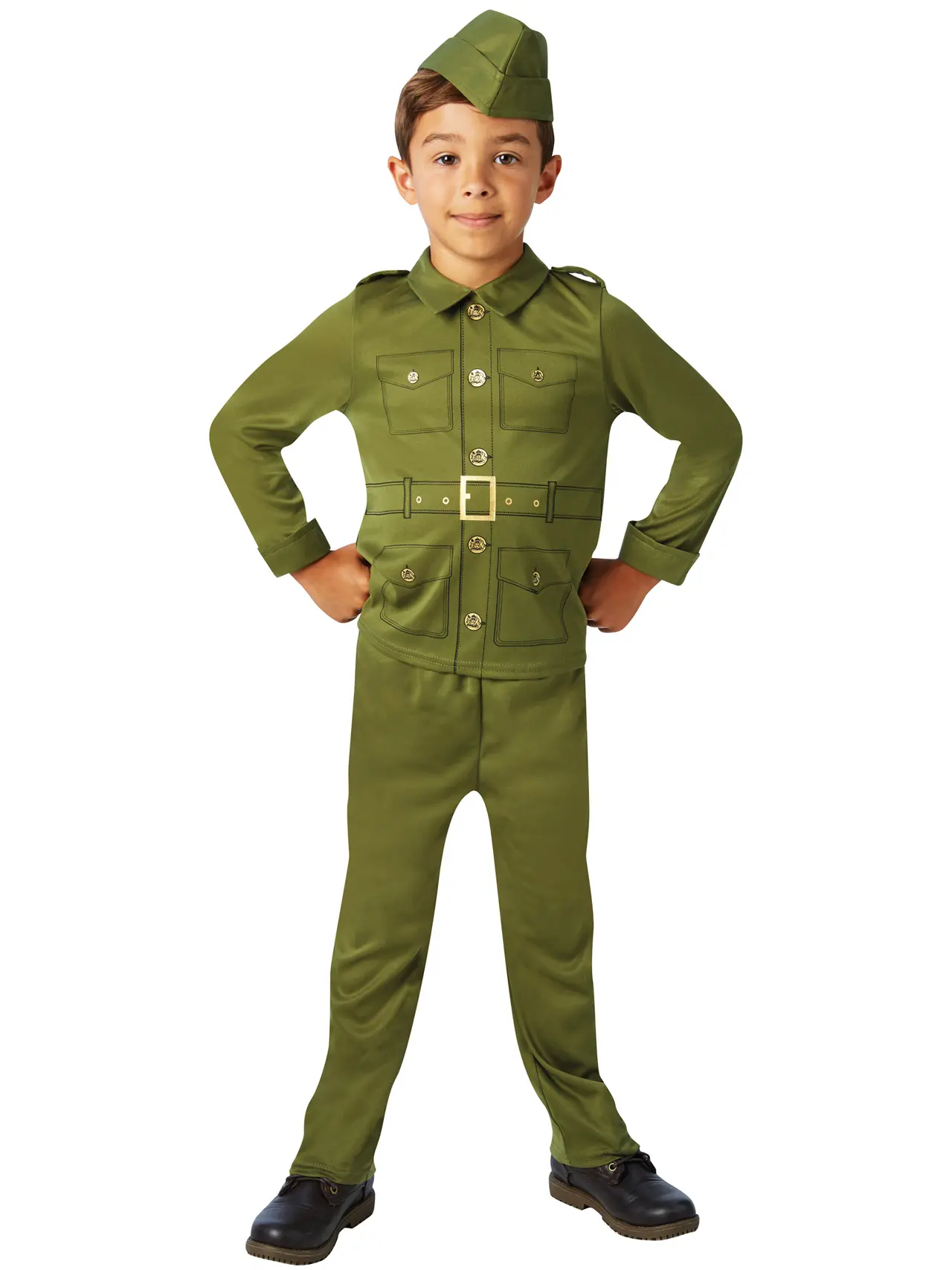 Soldat fra 2. verdenskrig – kostume til drenge